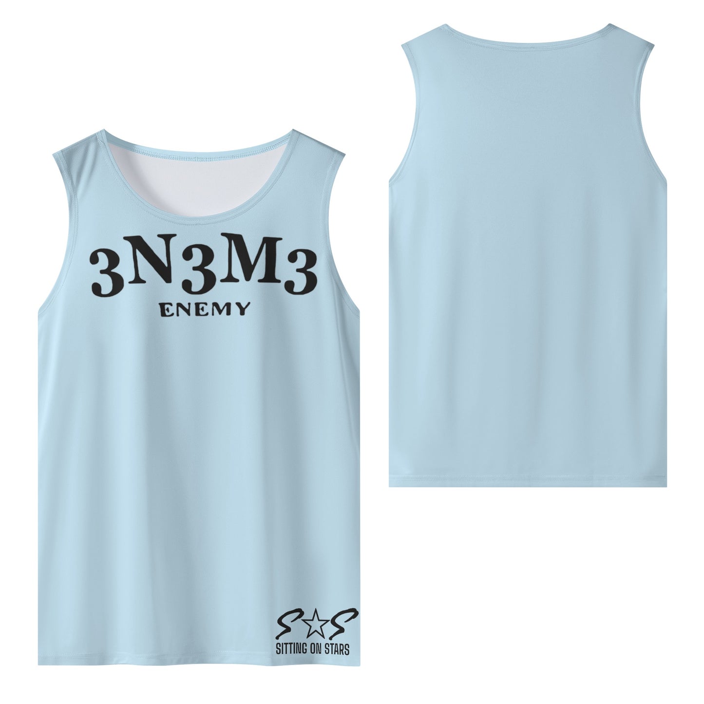 3.N.3.M.3 Enemy Mens Vest Shirt