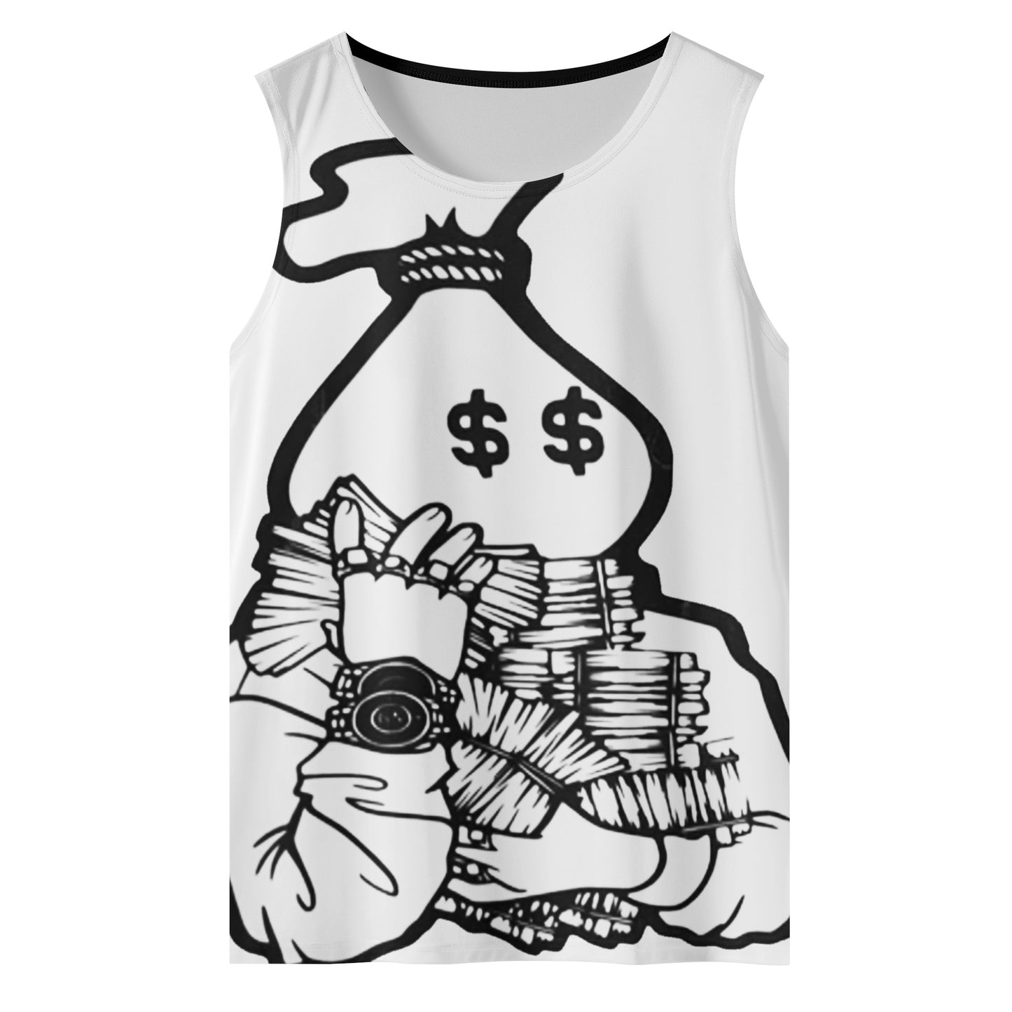 Money Man Mens Vest Shirt