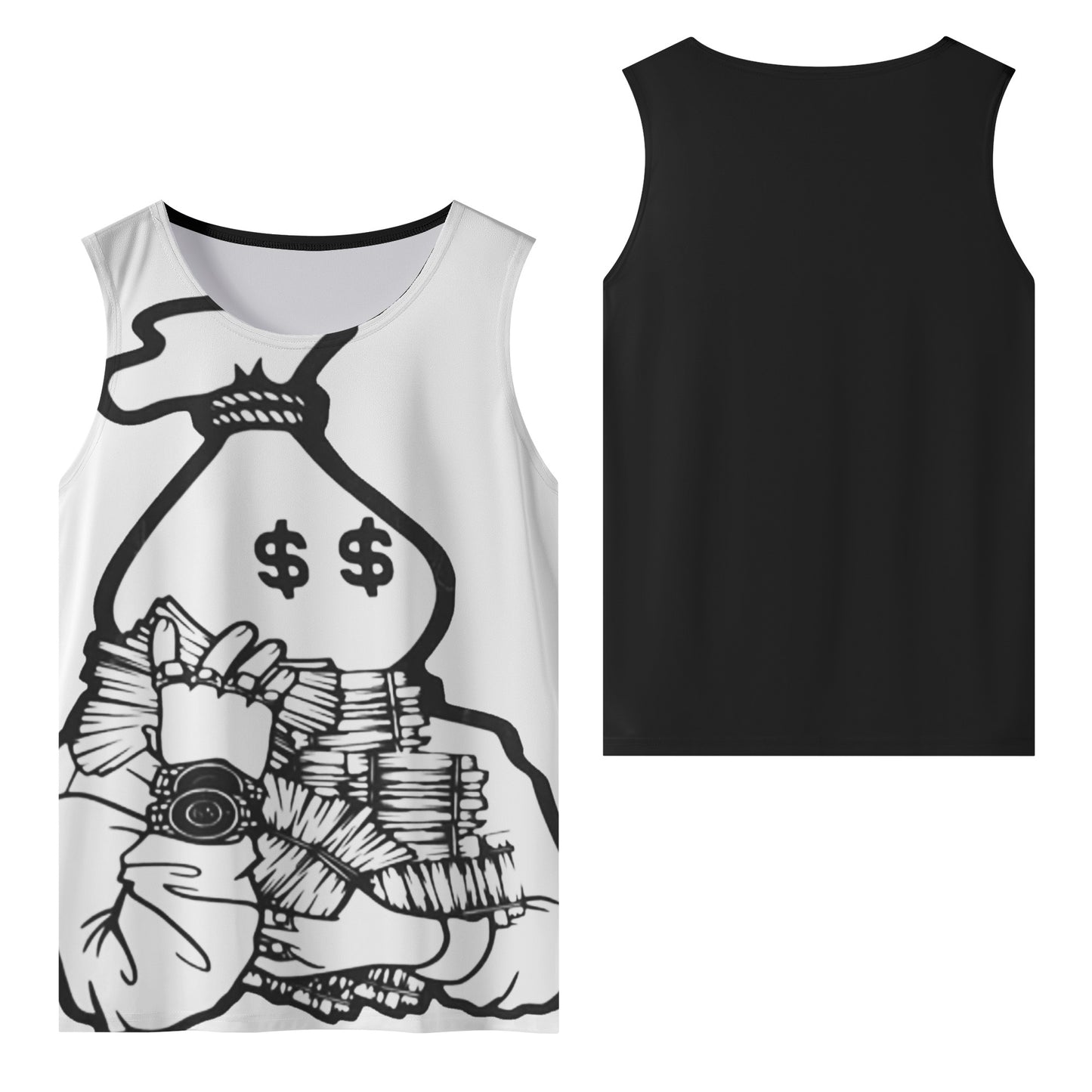 Money Man Mens Vest Shirt