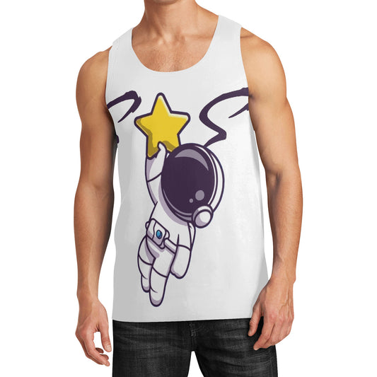 Space Man 23 Mens Vest Shirt