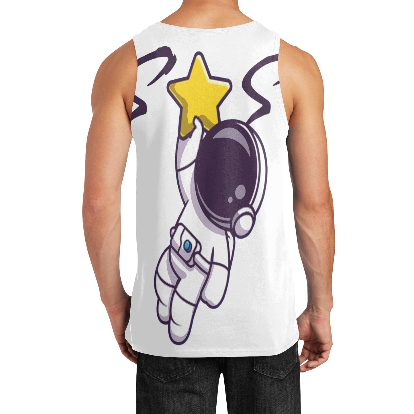 Space Man 23 Mens Vest Shirt