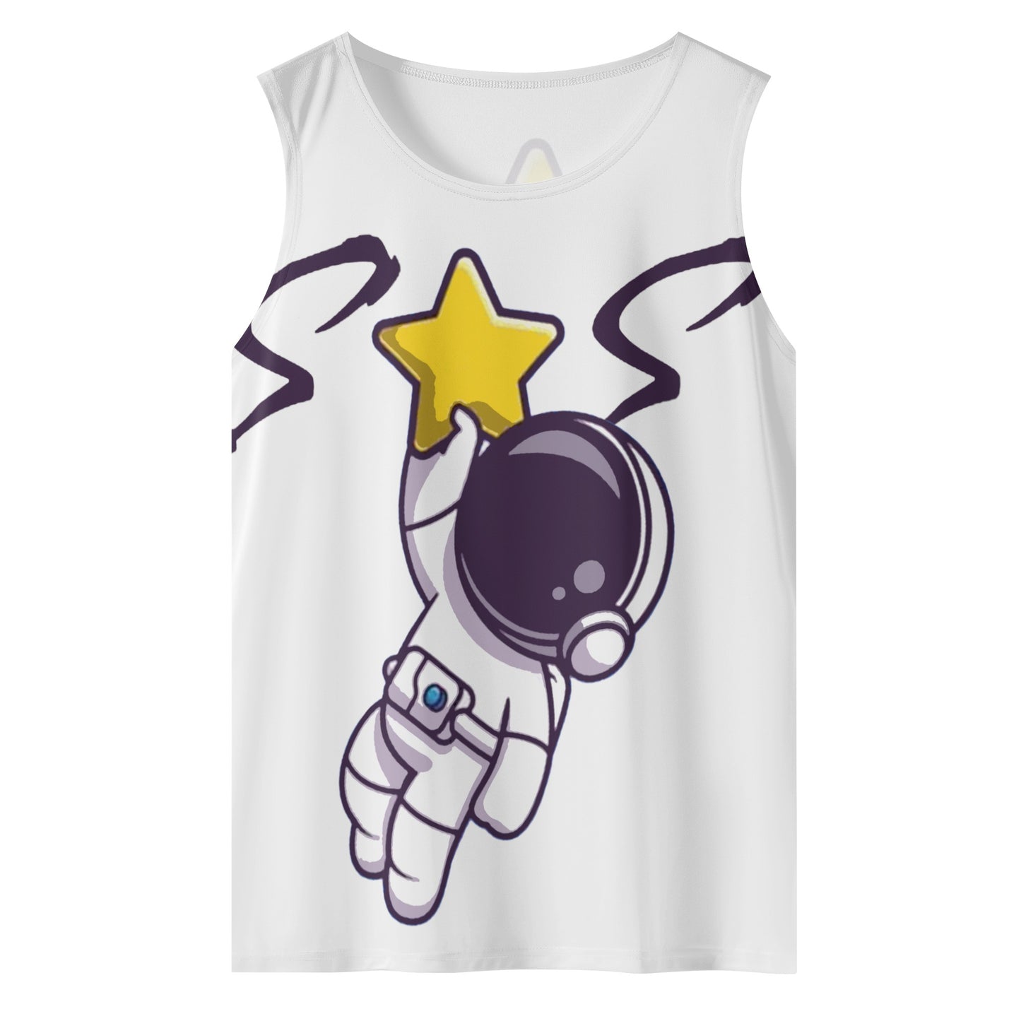 Space Man 23 Mens Vest Shirt