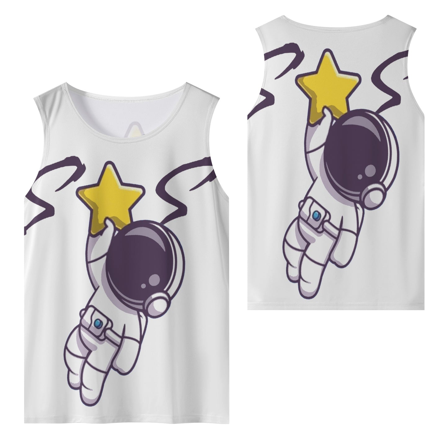 Space Man 23 Mens Vest Shirt