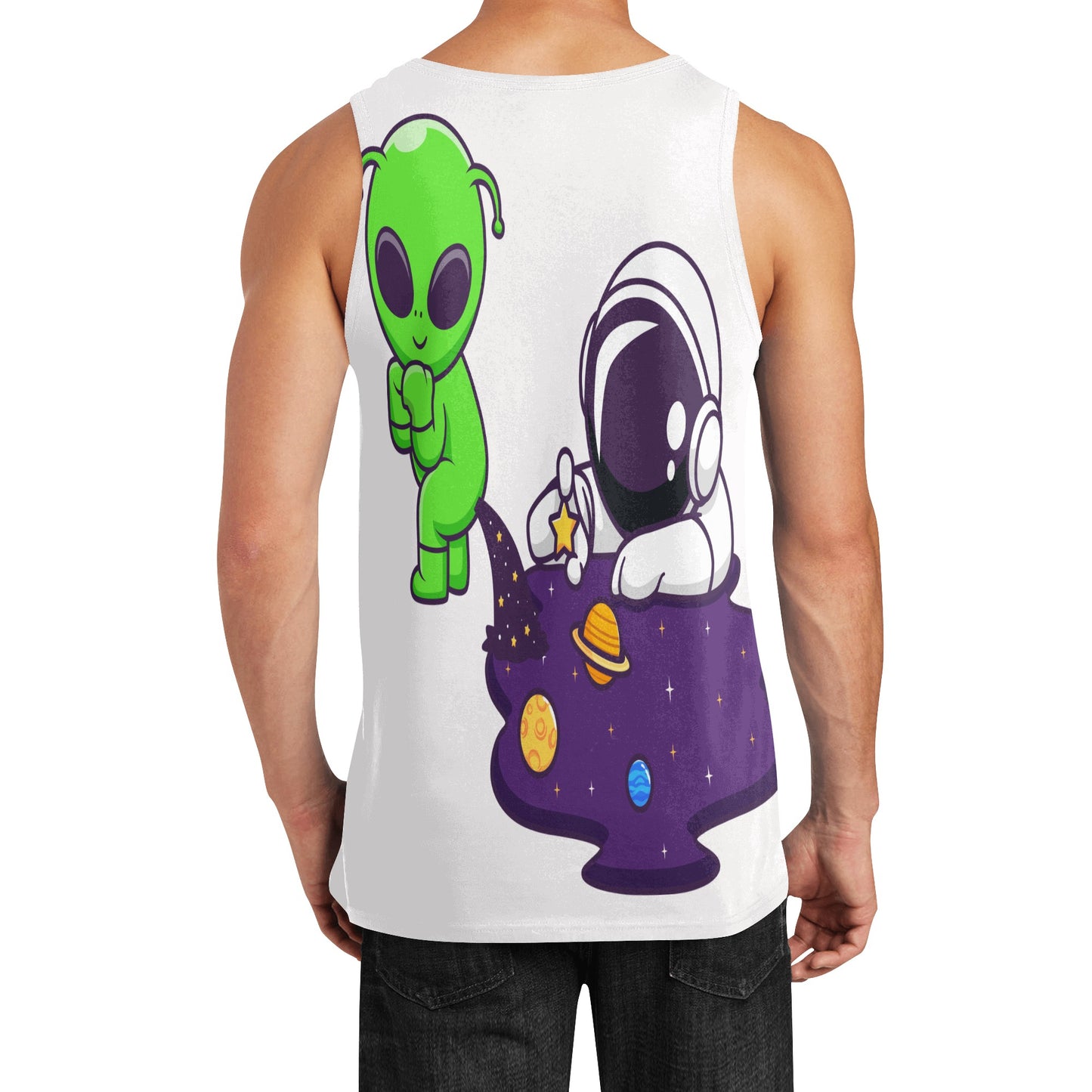 Space Aliens Mens Vest Shirt