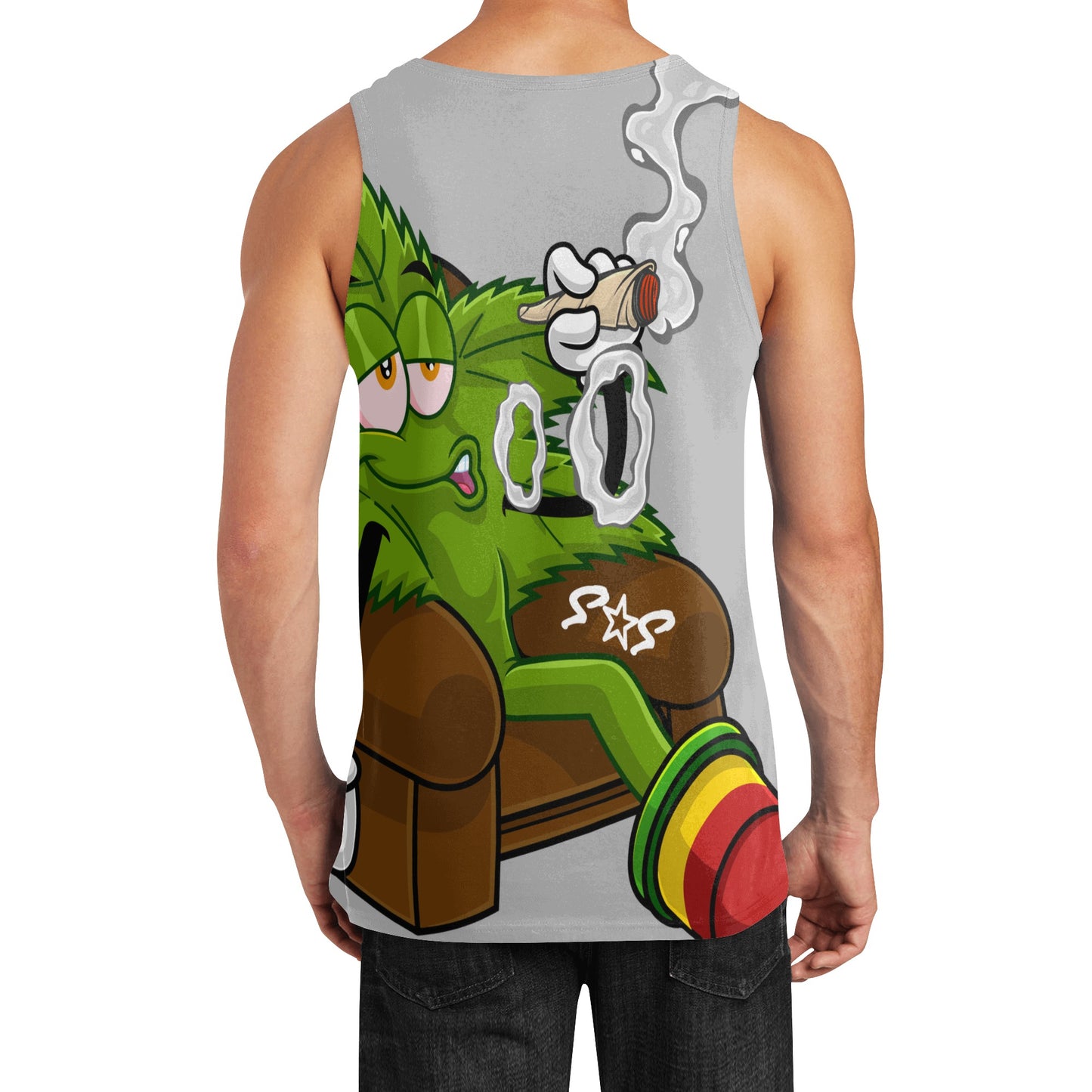 Leaf Me Alone 4/20 Edition Mens Vest Shirt