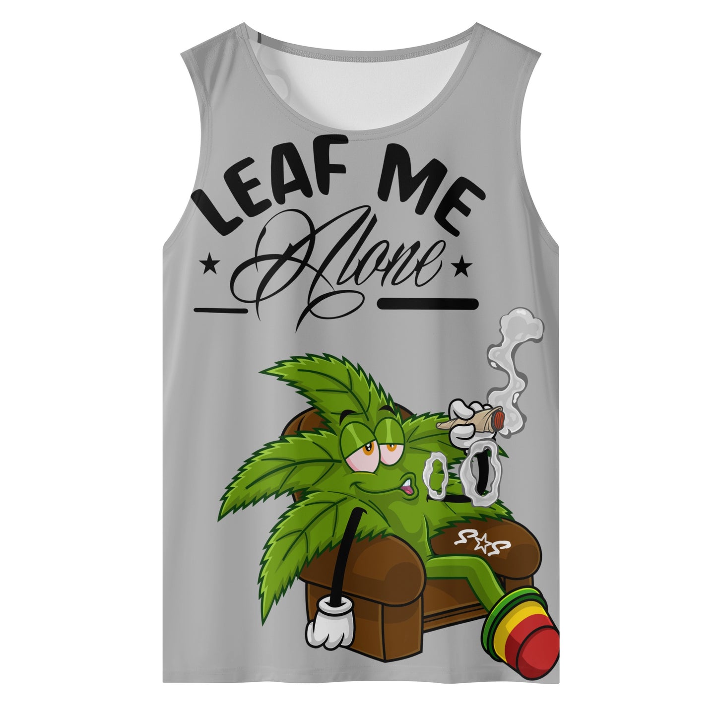 Leaf Me Alone 4/20 Edition Mens Vest Shirt