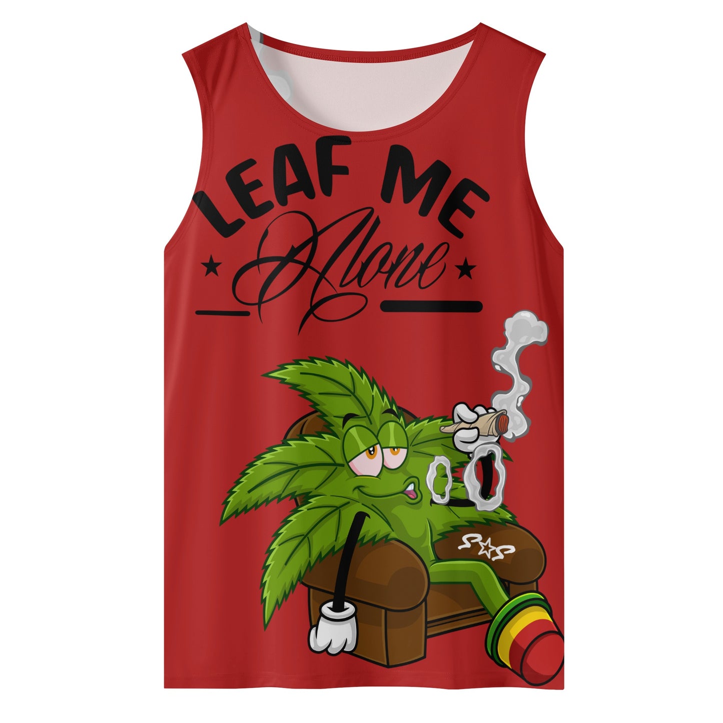 Leaf Me Alone 4/20 Edition Mens Vest Shirt