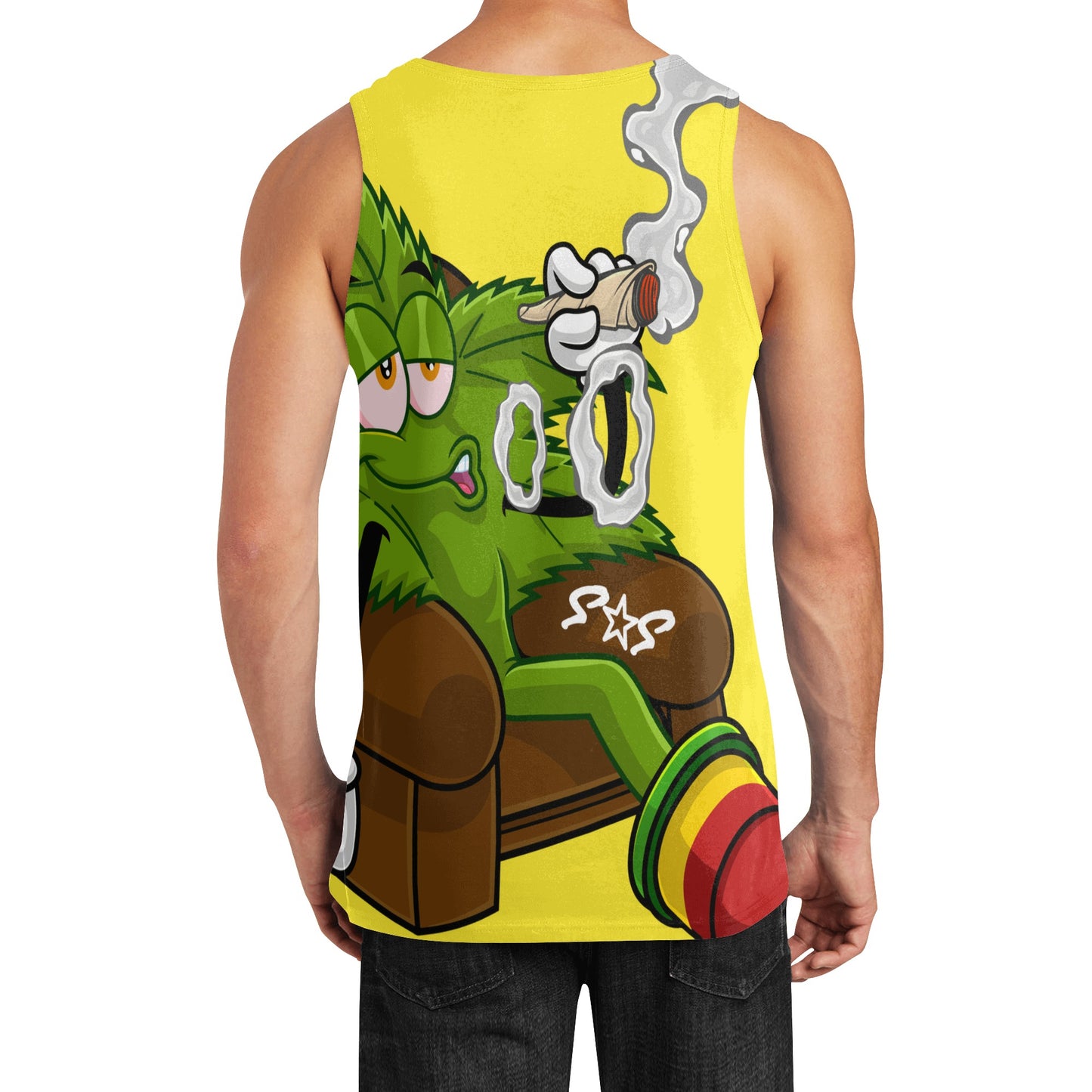 Leaf Me Alone 4/20 Edition Mens Vest Shirt