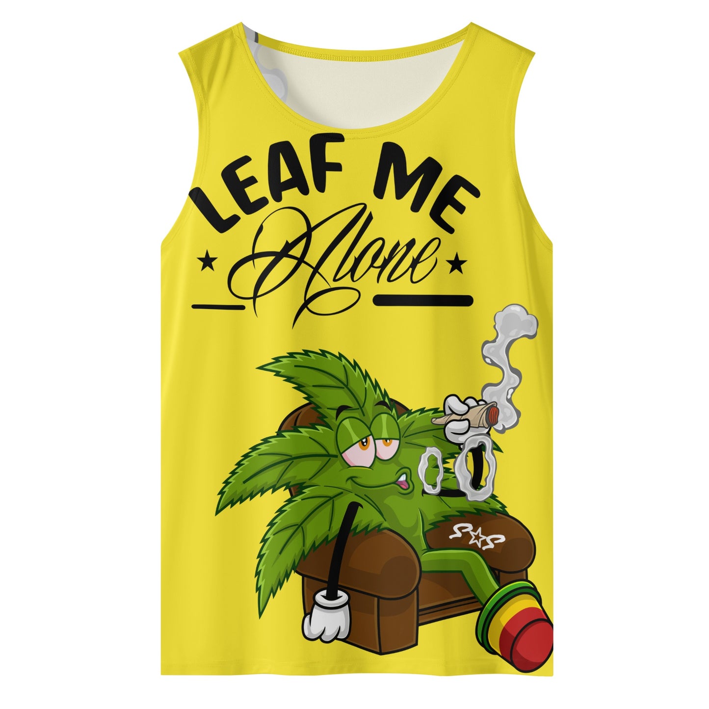 Leaf Me Alone 4/20 Edition Mens Vest Shirt