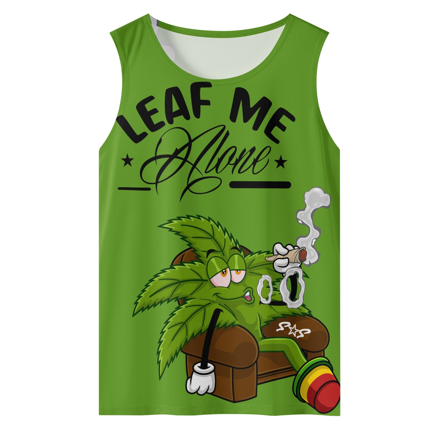 Leaf Me Alone 4/20 Edition Mens Vest Shirt