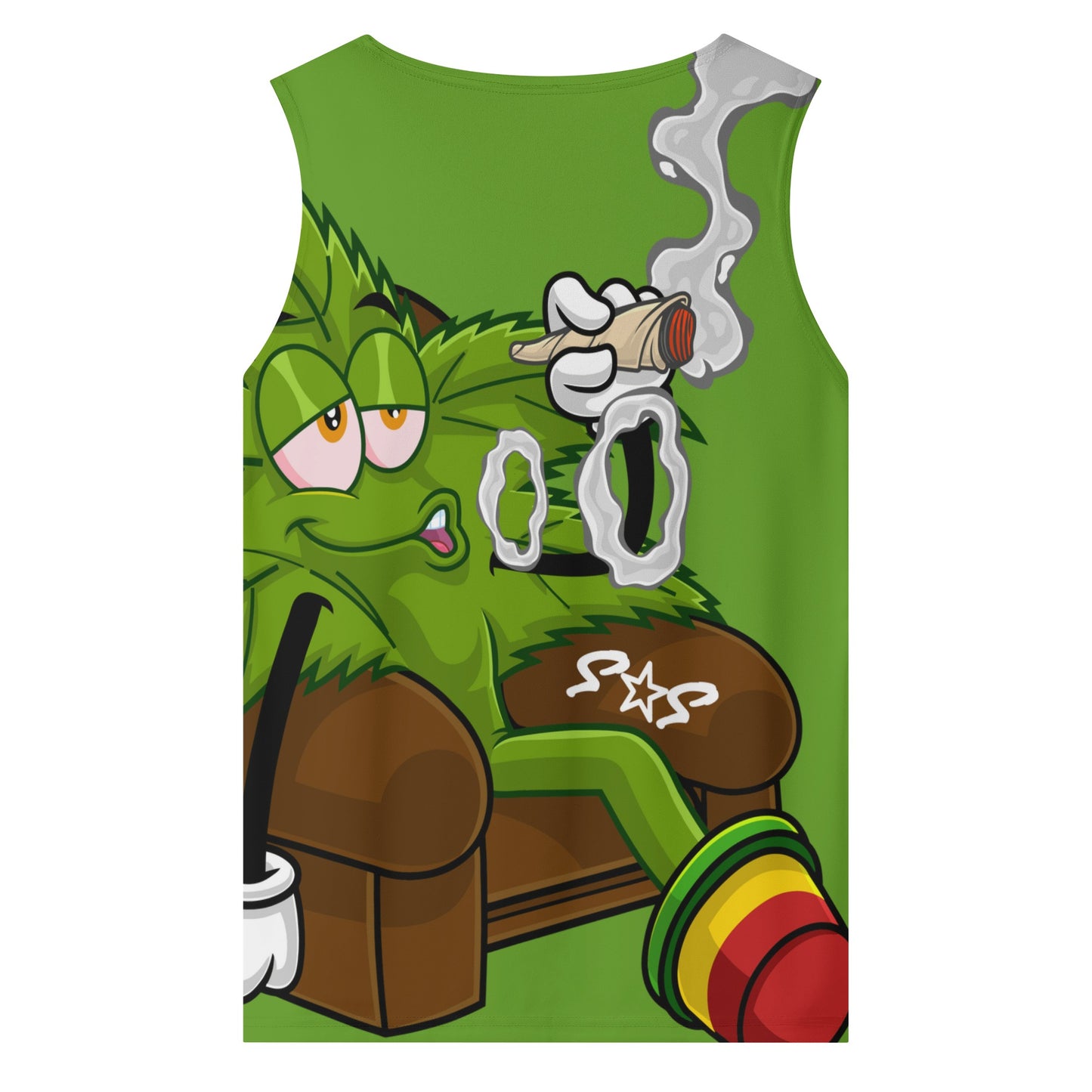 Leaf Me Alone 4/20 Edition Mens Vest Shirt