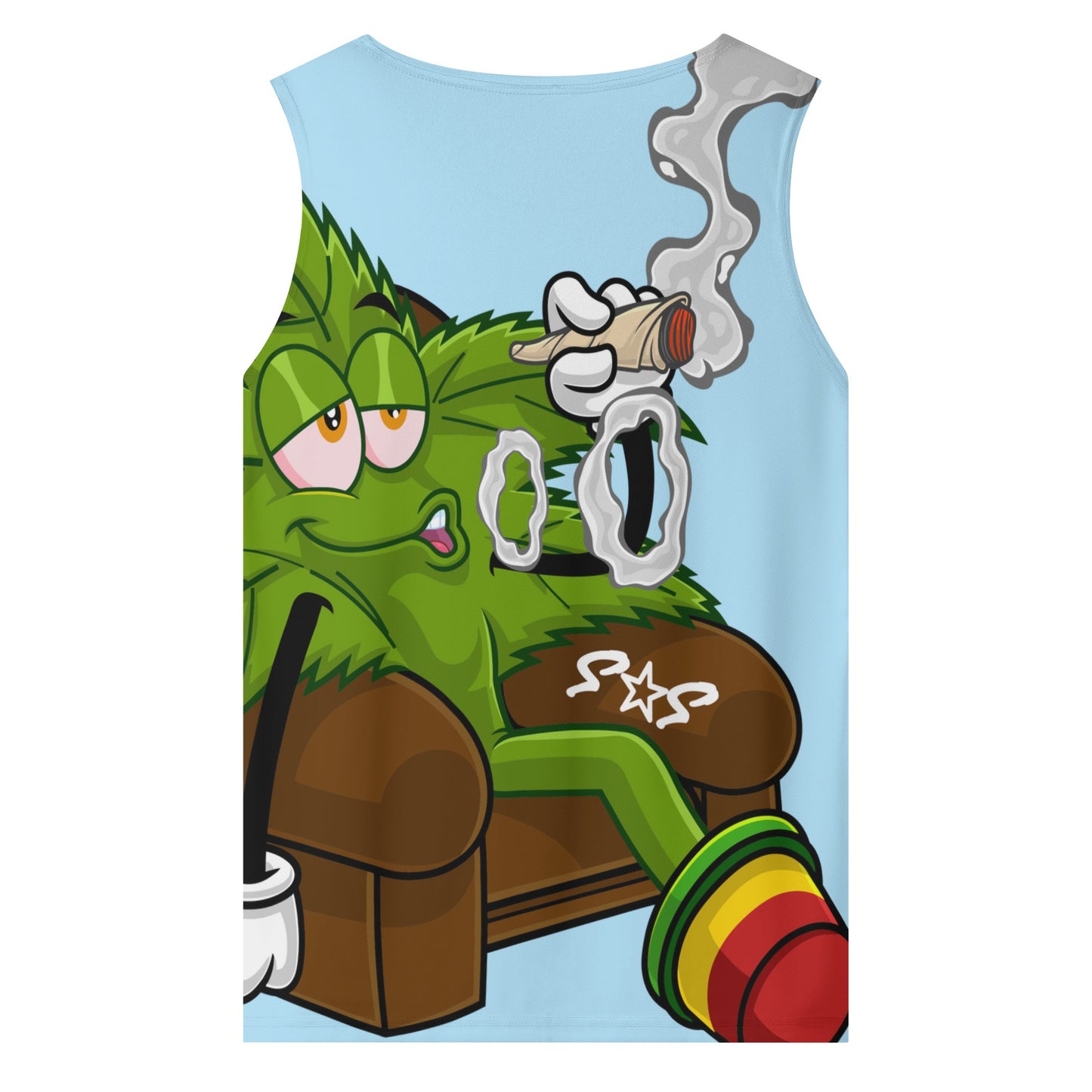 Leaf Me Alone 4/20 Edition Mens Vest Shirt