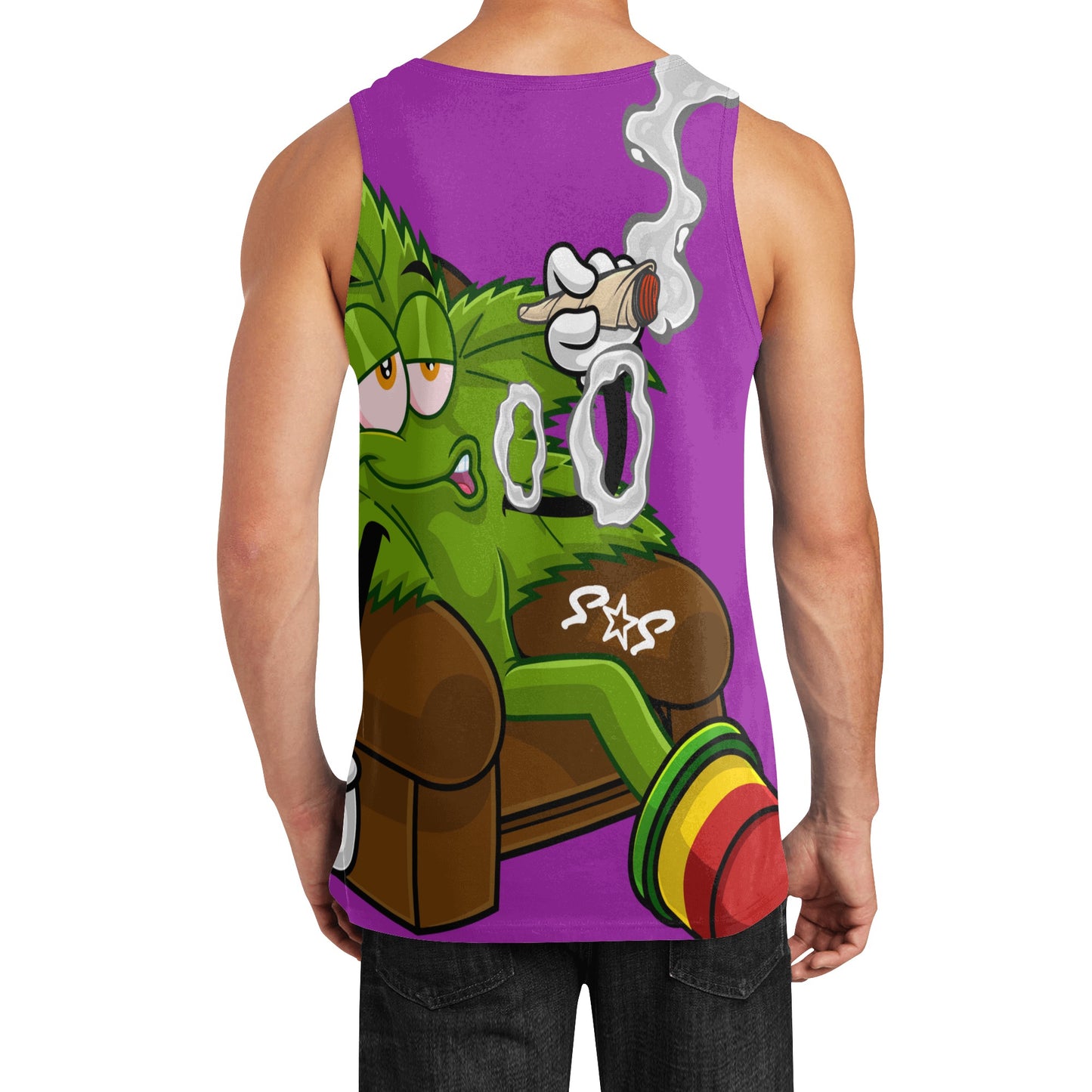 Leaf Me Alone 4/20 Edition Mens Vest Shirt