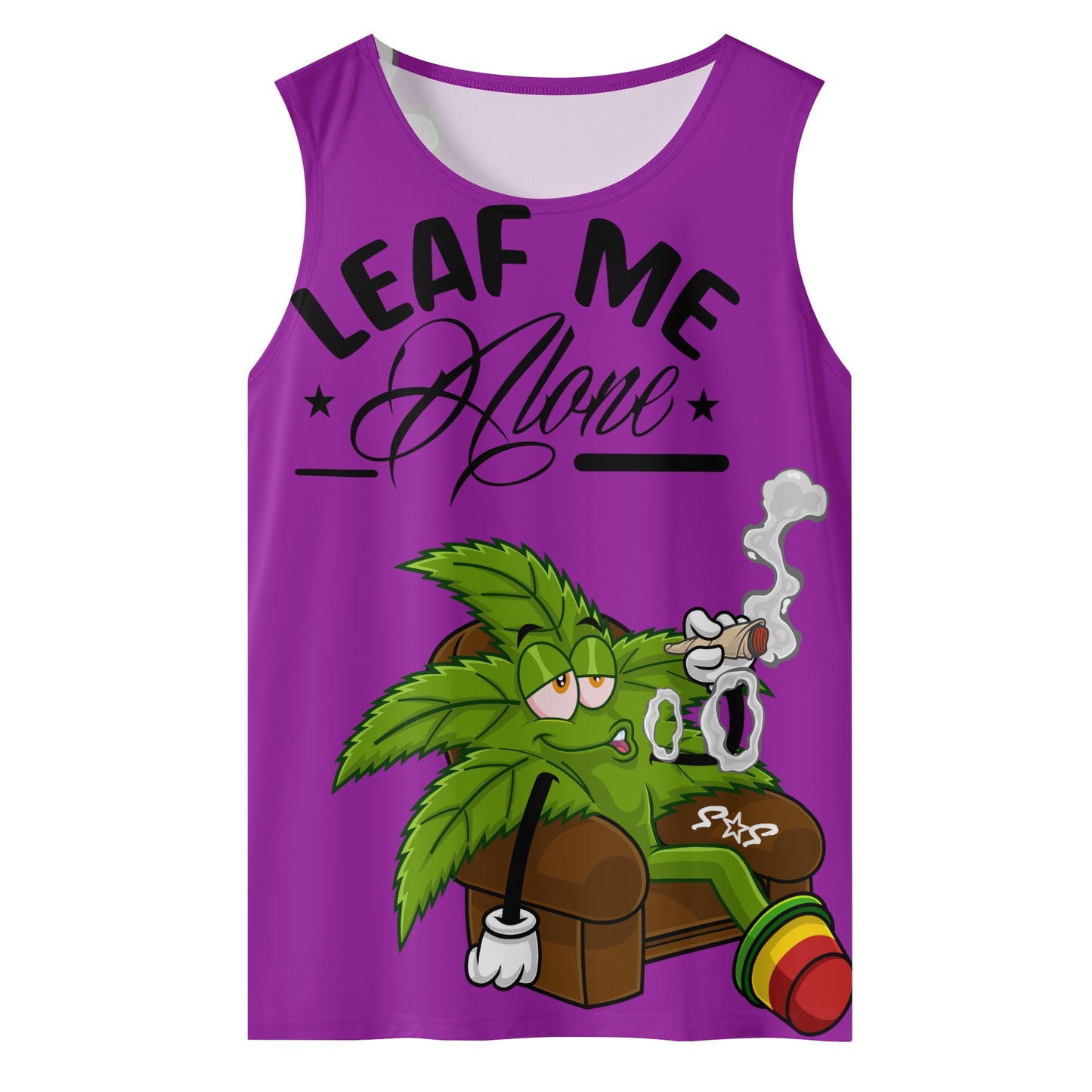 Leaf Me Alone 4/20 Edition Mens Vest Shirt