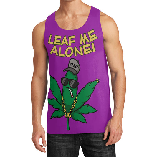 Leaf Me Alone 4/20 Edition 3.0 Mens Vest Shirt