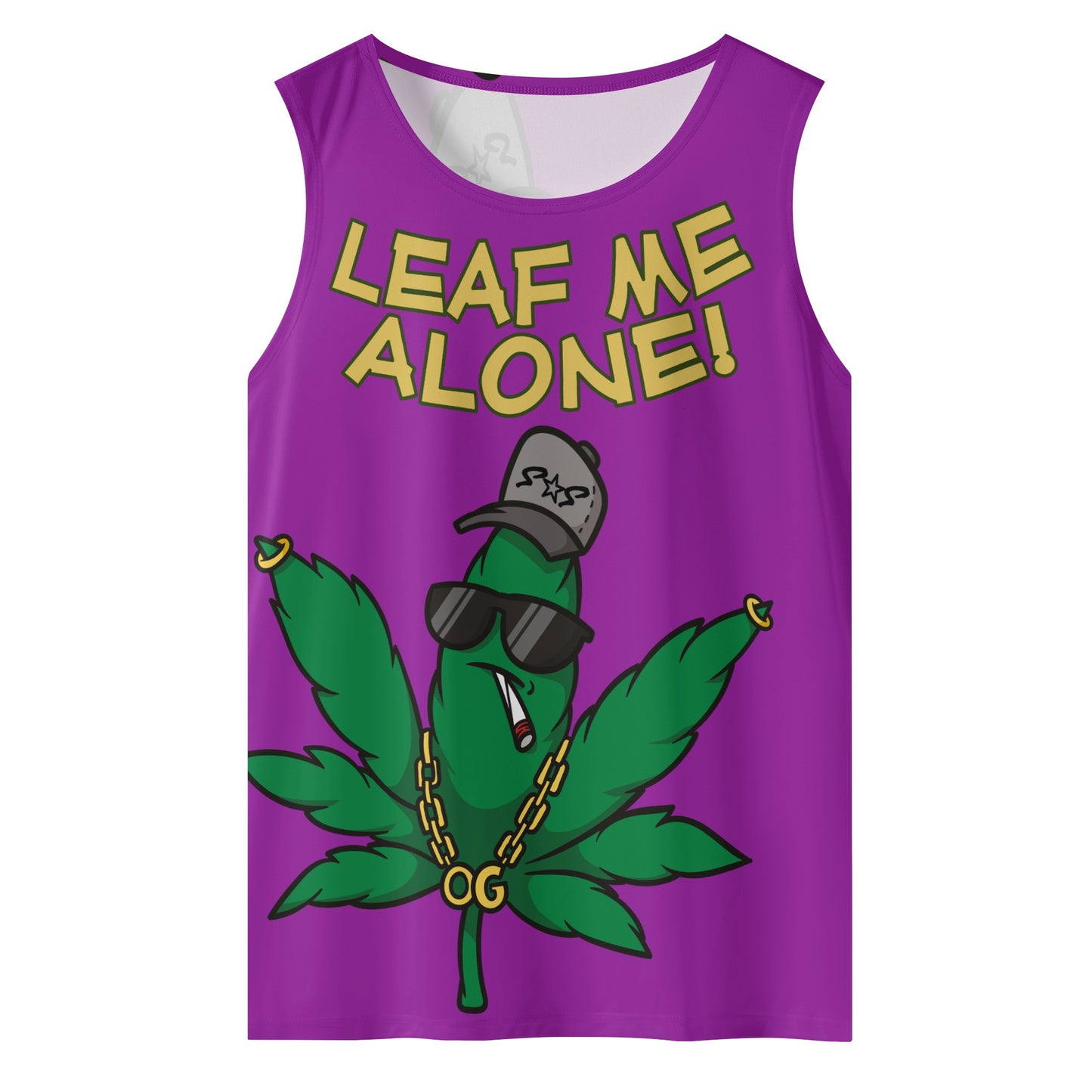 Leaf Me Alone 4/20 Edition Mens Vest Shirt