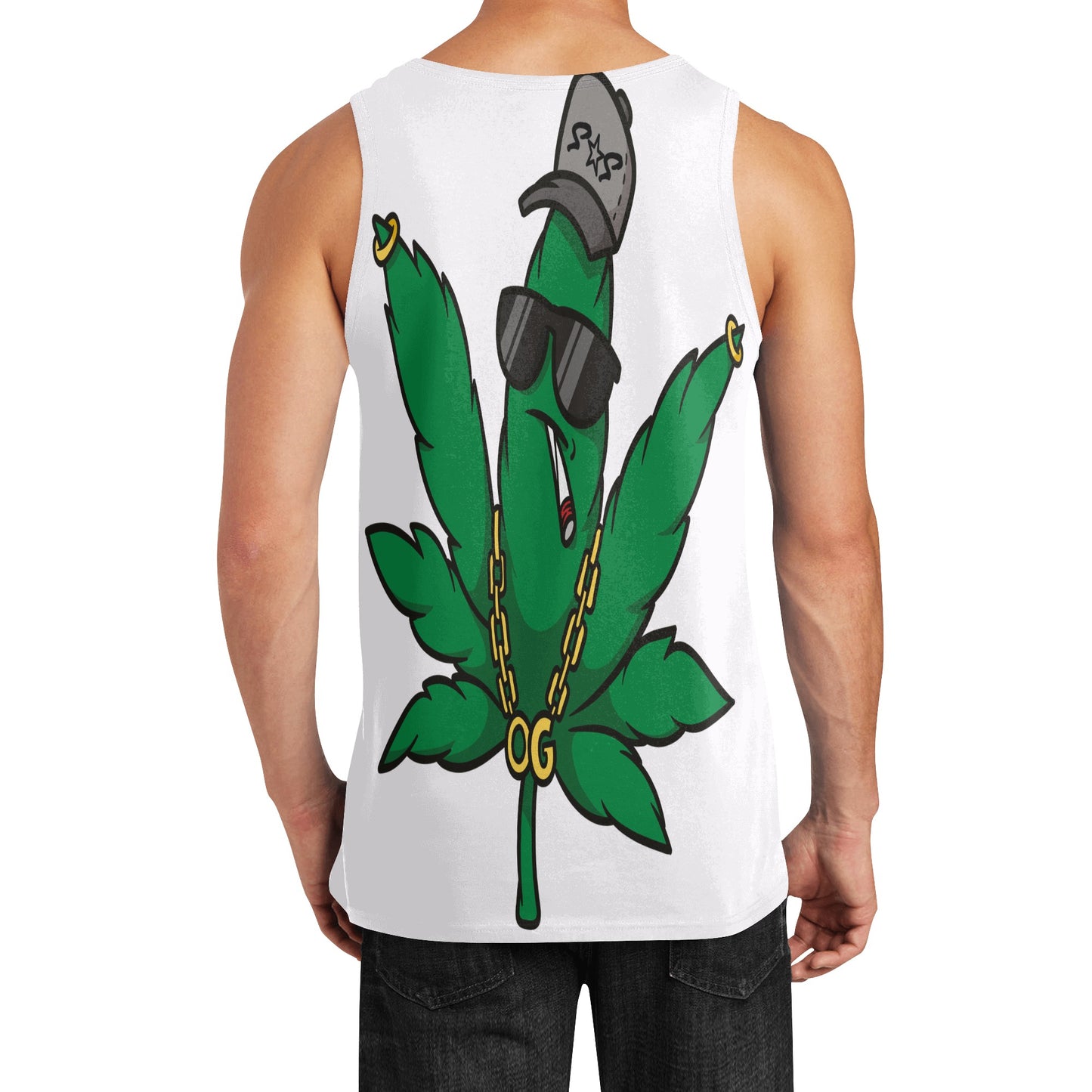 Leaf Me Alone 4/20 Edition Mens Vest Shirt