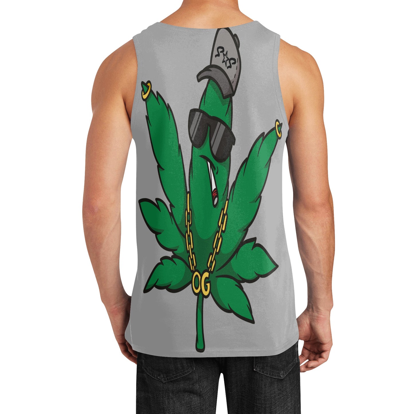 Leaf Me Alone 4/20 Edition Mens Vest Shirt