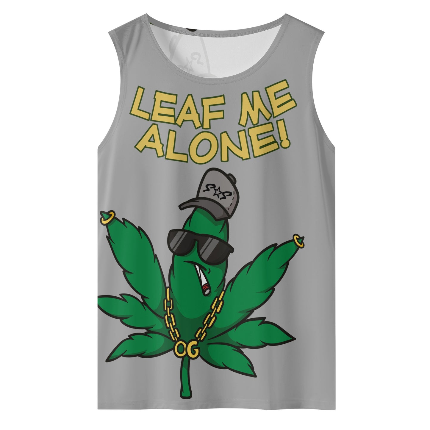 Leaf Me Alone 4/20 Edition Mens Vest Shirt