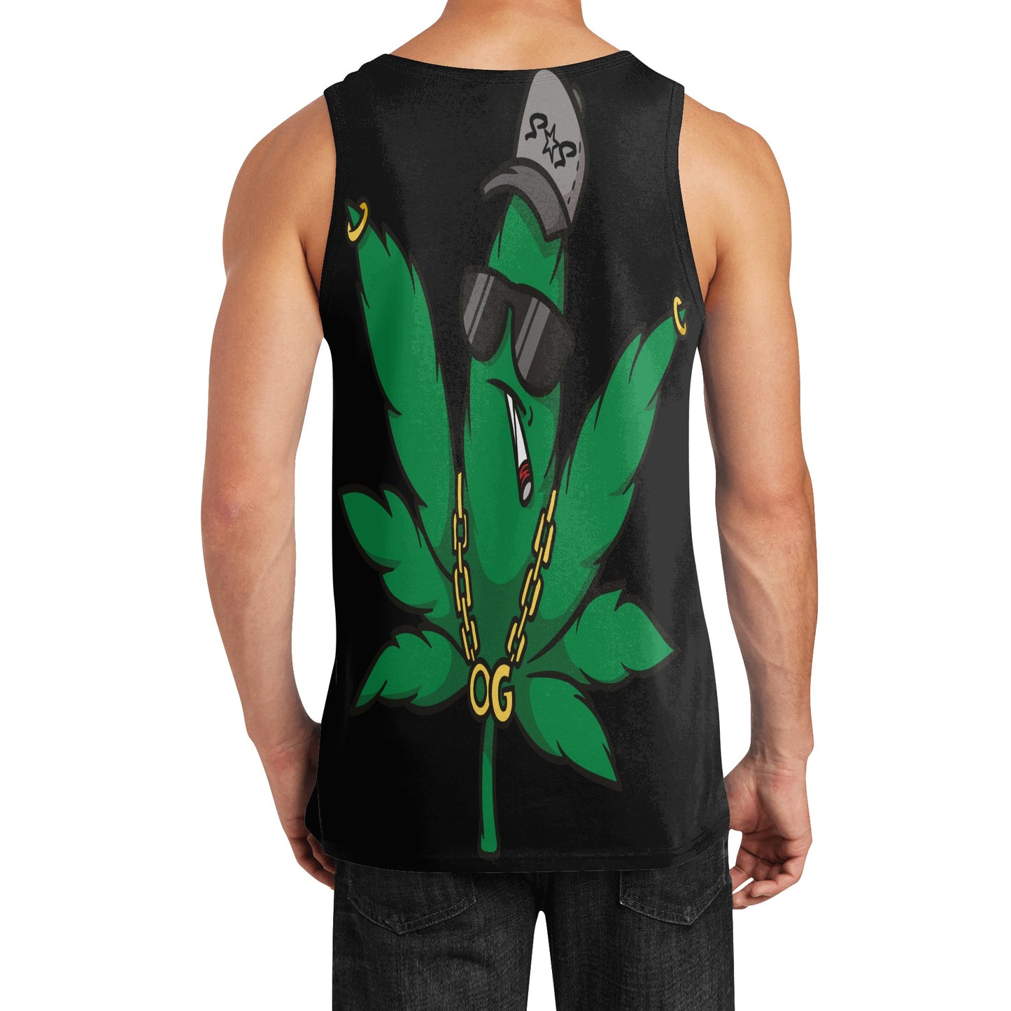 Leaf Me Alone 4/20 Edition Mens Vest Shirt