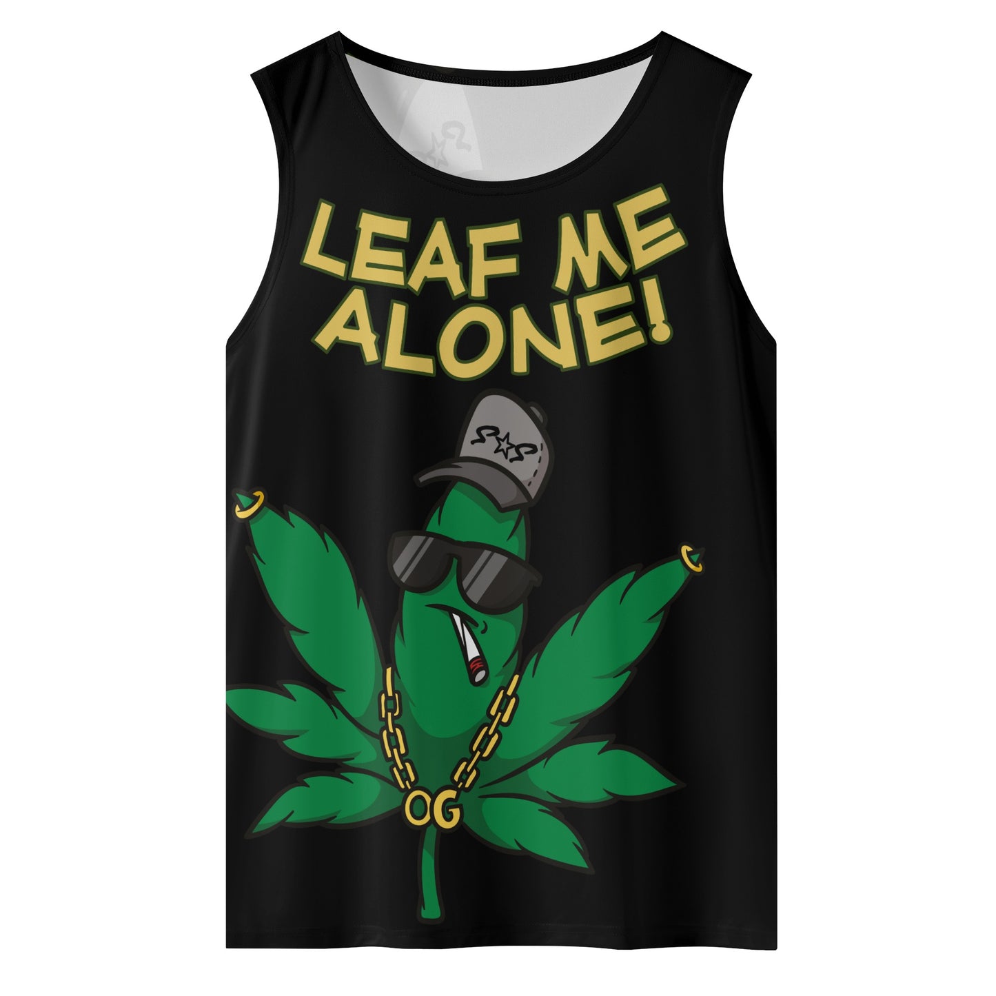 Leaf Me Alone 4/20 Edition Mens Vest Shirt