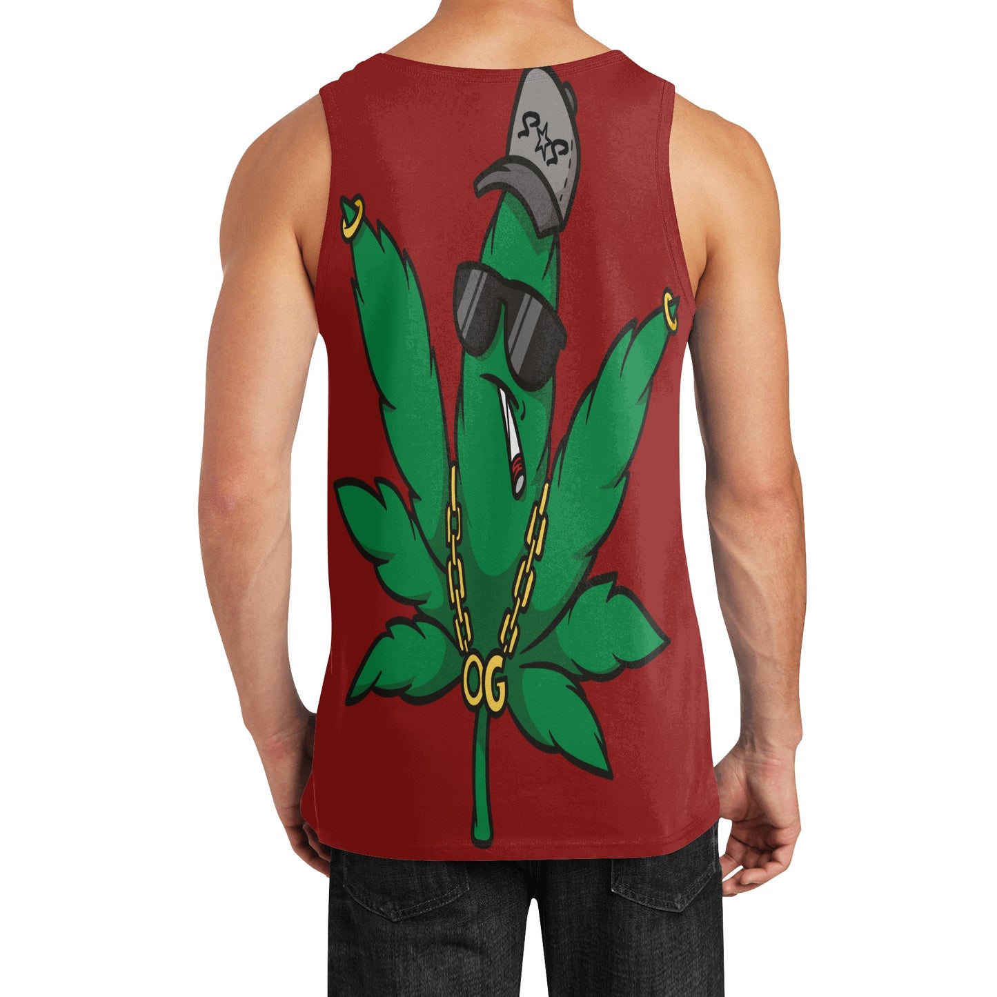 Leaf Me Alone 4/20 Edition Mens Vest Shirt