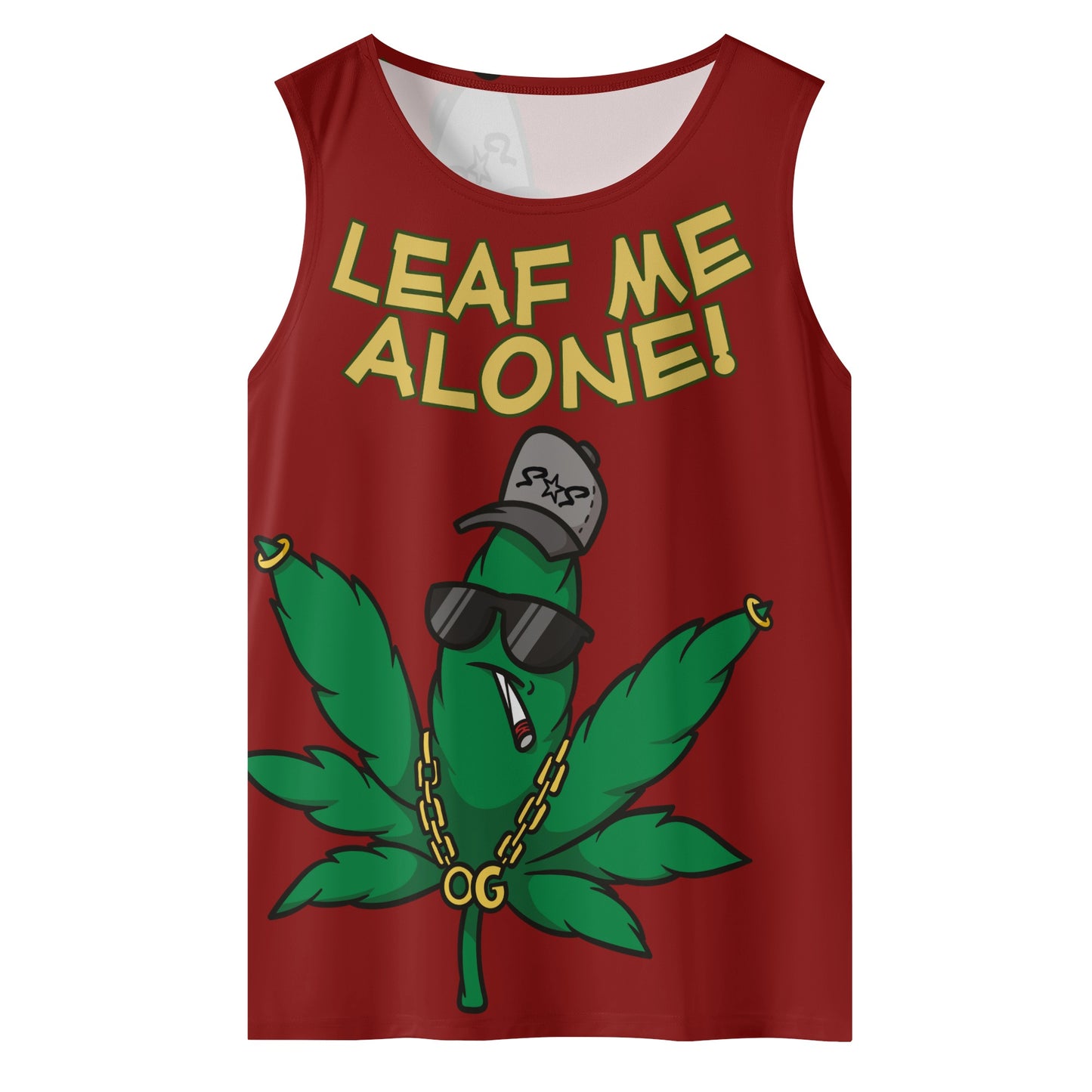 Leaf Me Alone 4/20 Edition Mens Vest Shirt