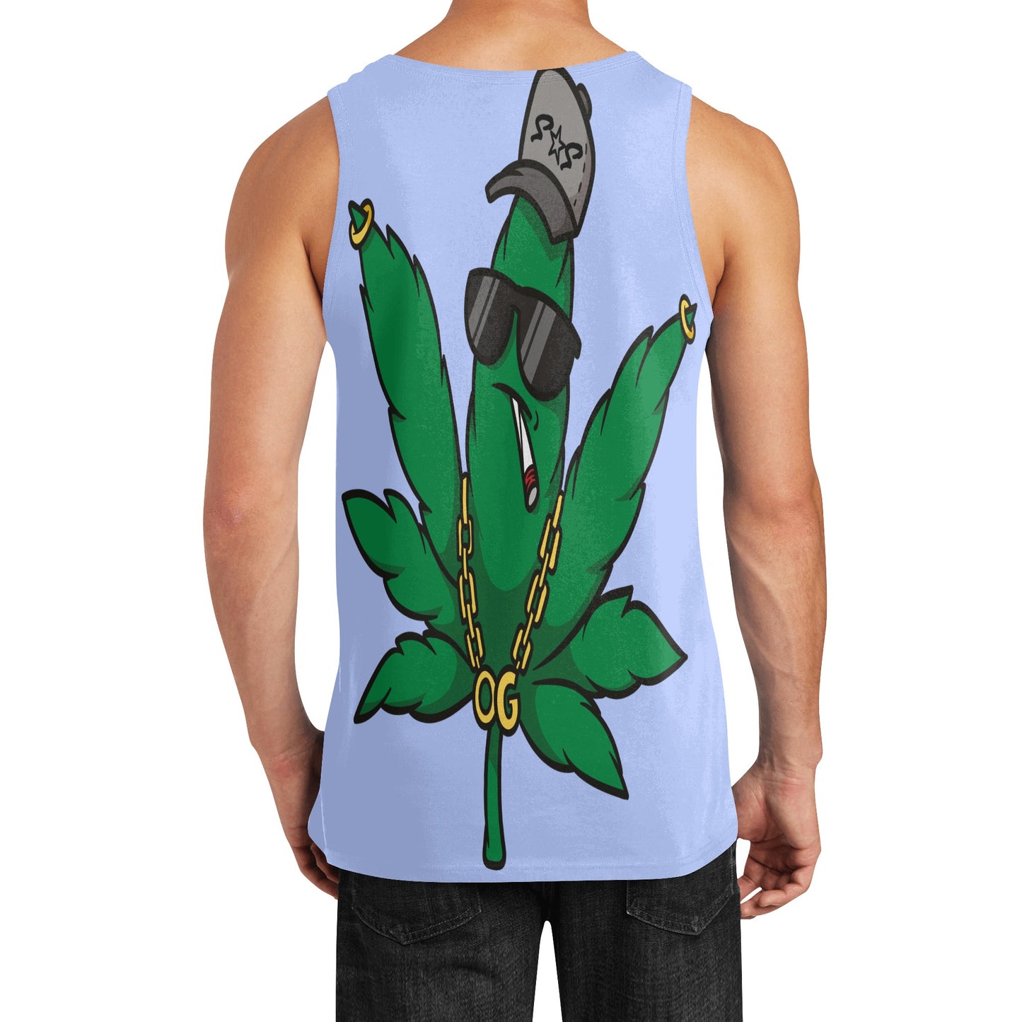 Leaf Me Alone 4/20 Edition Mens Vest Shirt