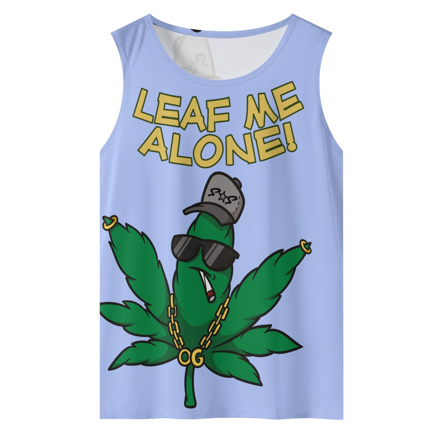 Leaf Me Alone 4/20 Edition Mens Vest Shirt