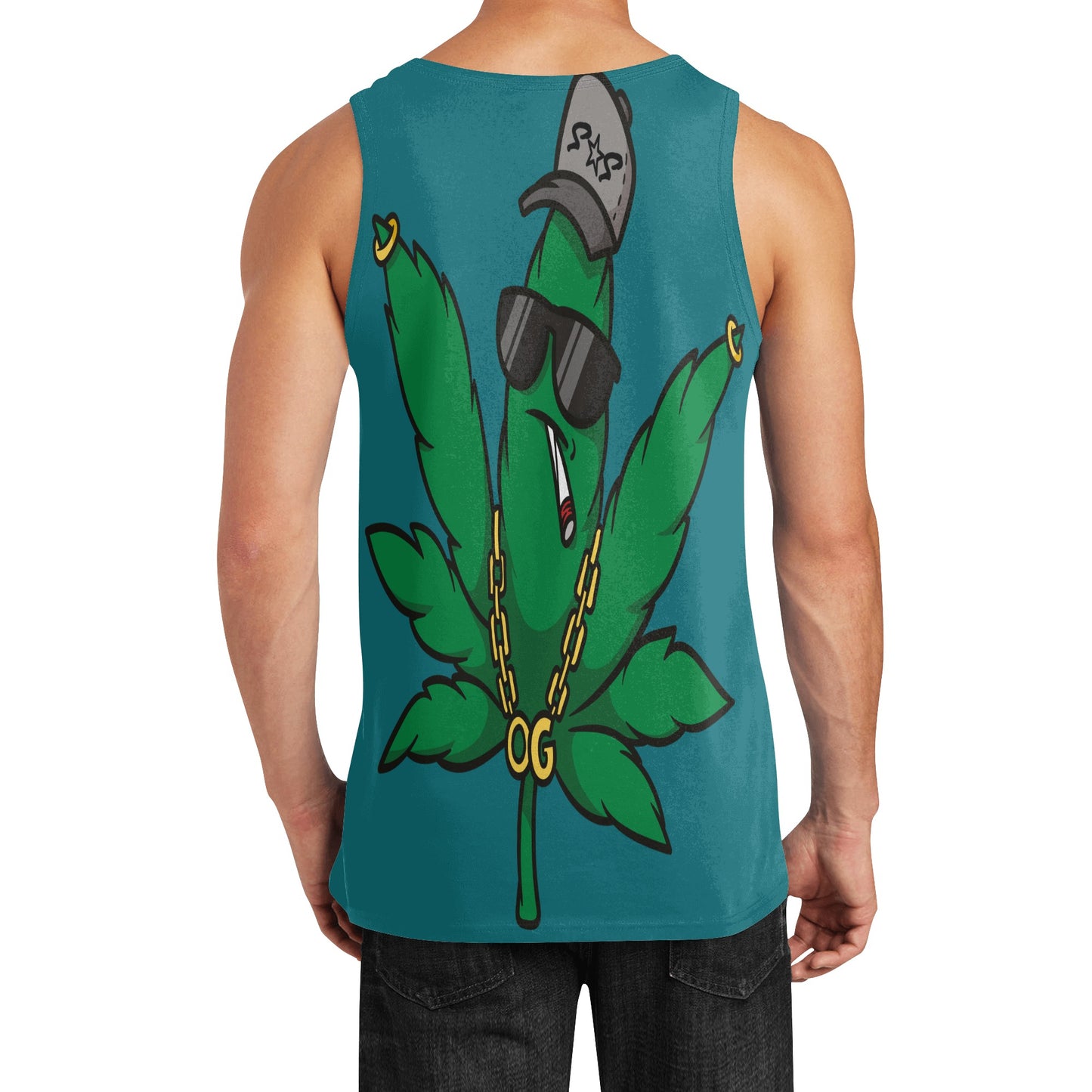 Leaf Me Alone 4/20 Edition Mens Vest Shirt