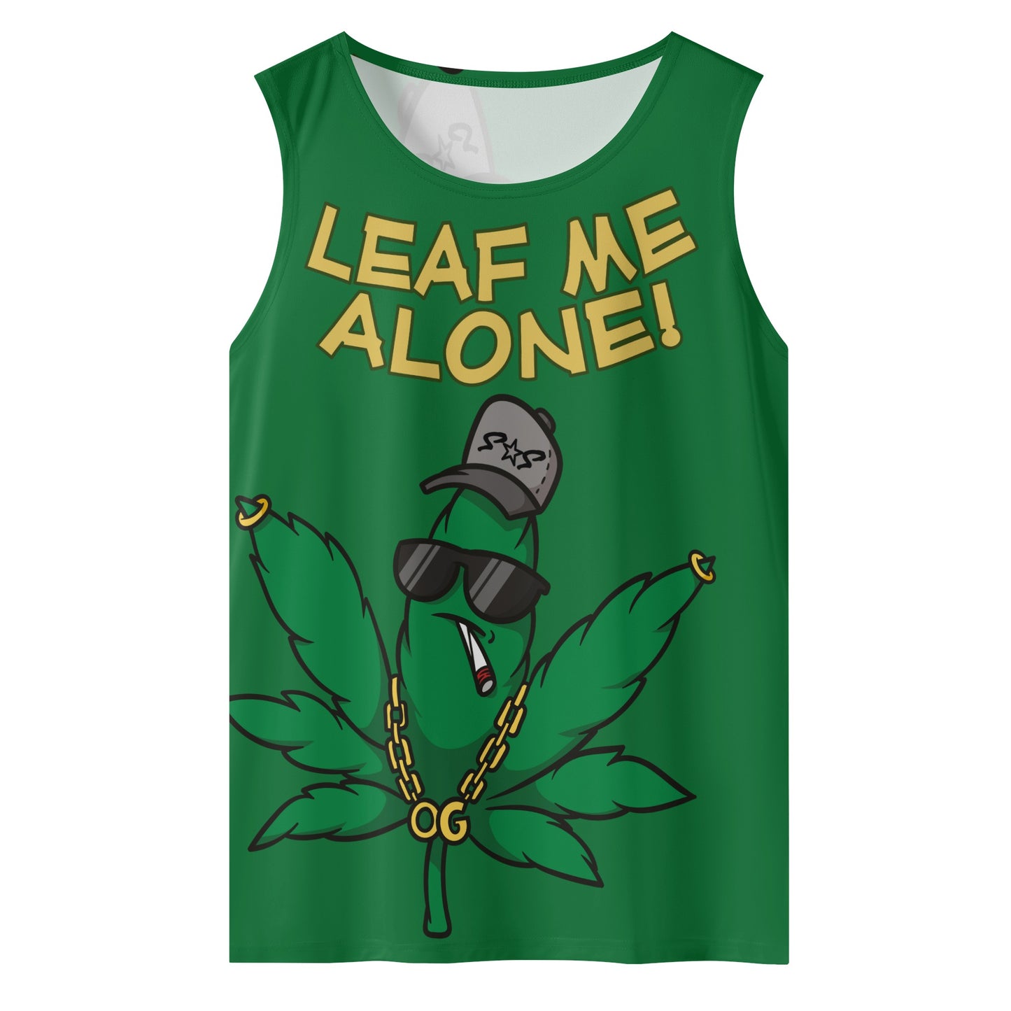 Leaf Me Alone 4/20 Edition Mens Vest Shirt