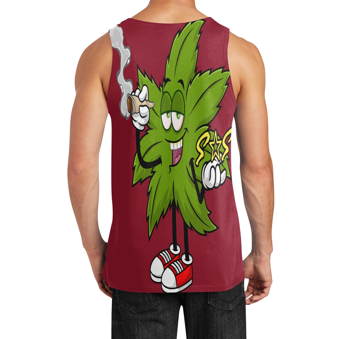 Leaf Me Alone 4/20 Edition Mens Vest Shirt