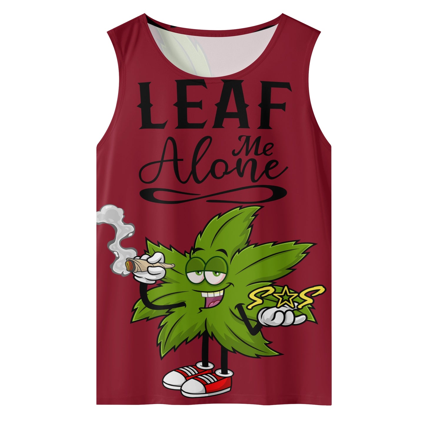 Leaf Me Alone 4/20 Edition Mens Vest Shirt