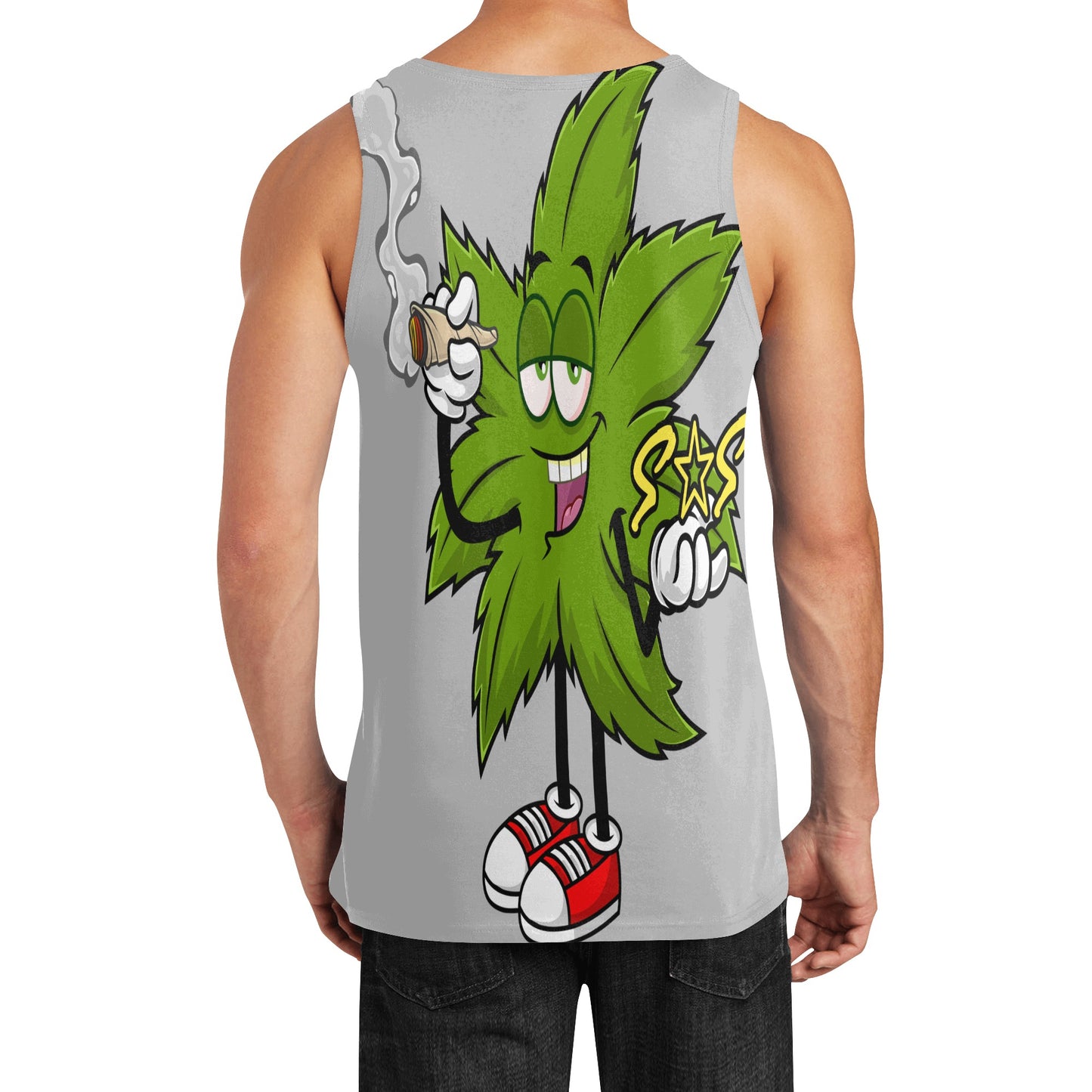 Leaf Me Alone 4/20 Edition Mens Vest Shirt