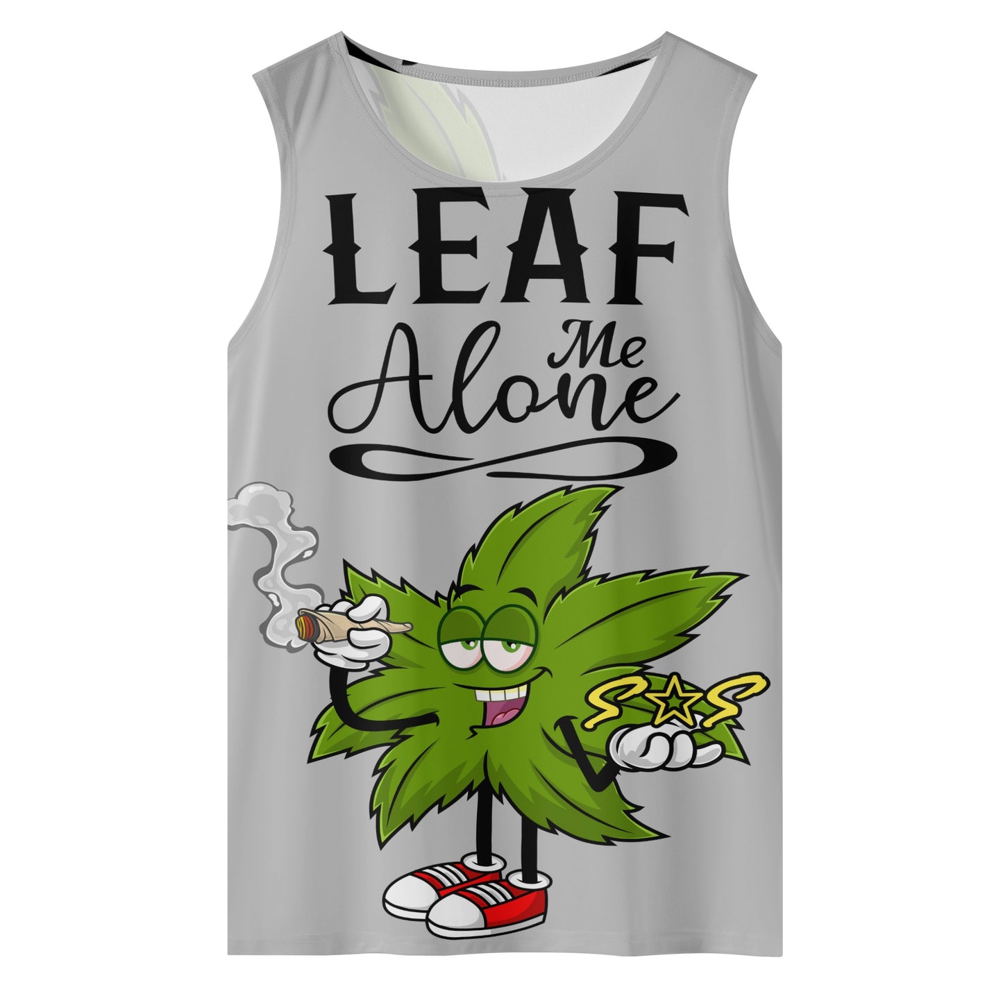 Leaf Me Alone 4/20 Edition Mens Vest Shirt