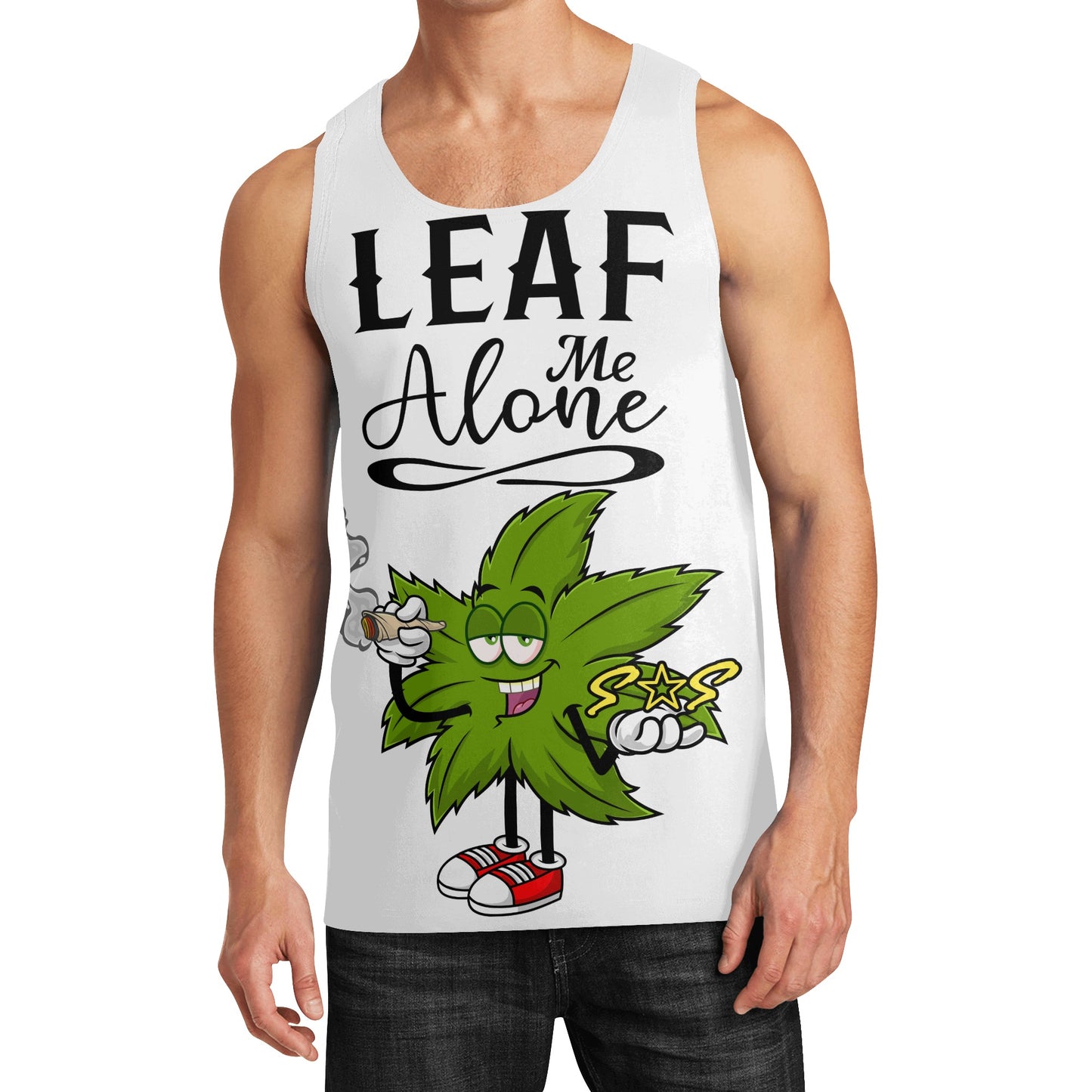 Leaf Me Alone 4/20 Edition 2.0 Mens Vest Shirt