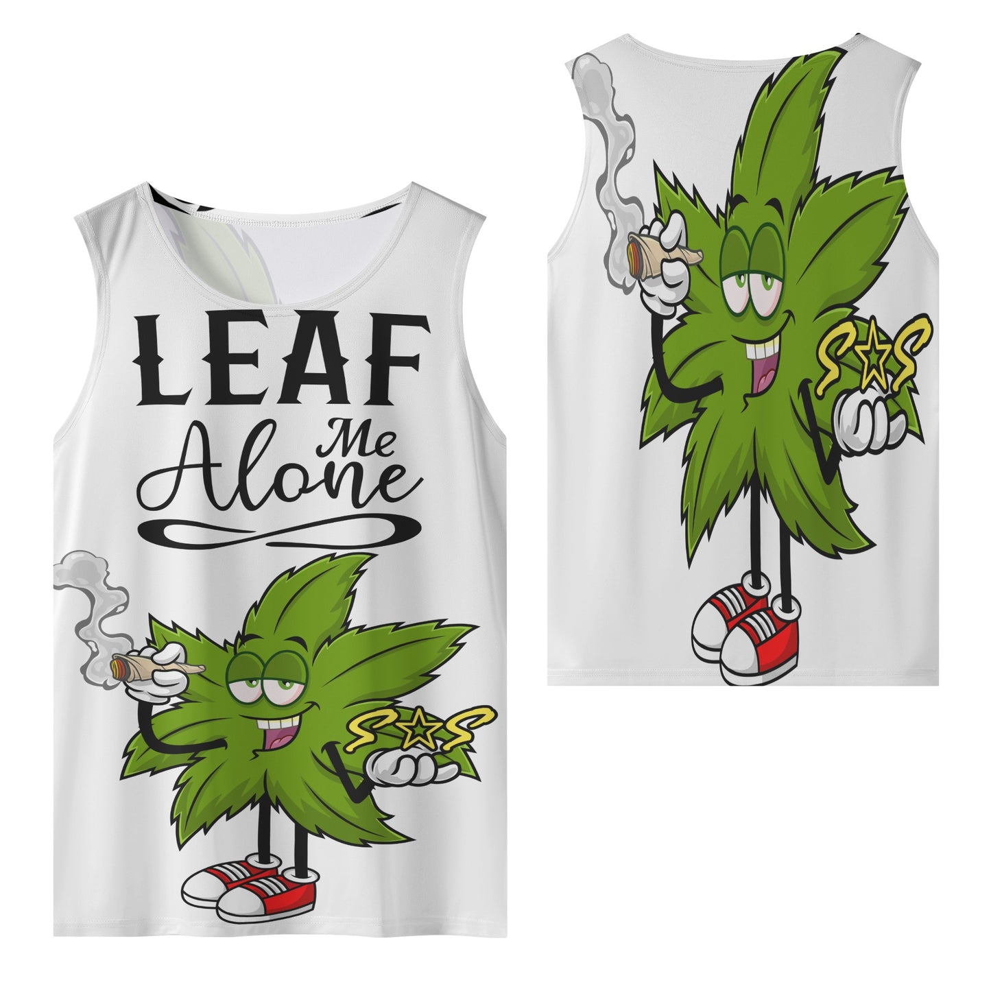 Leaf Me Alone 4/20 Edition 2.0 Mens Vest Shirt