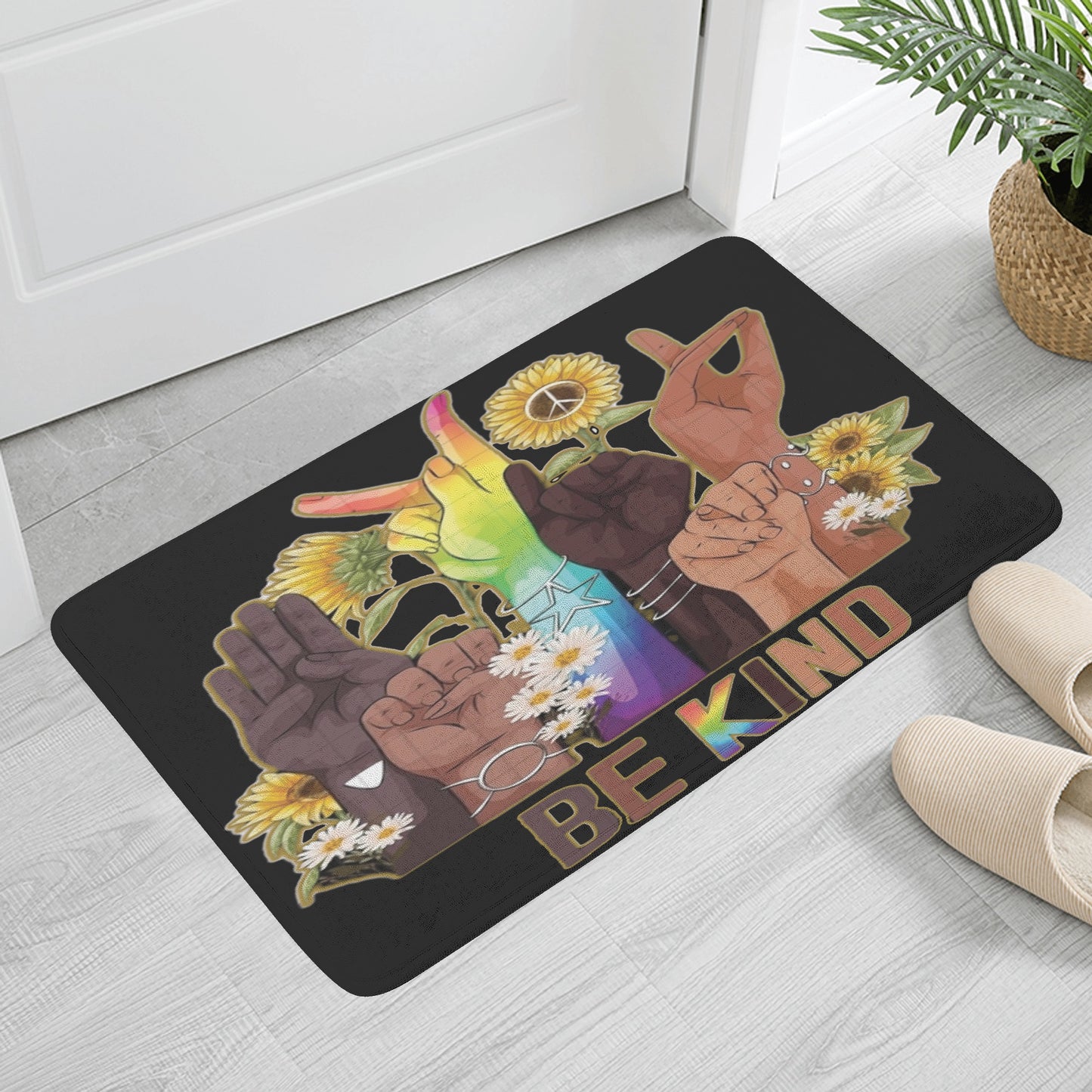 Be Kind (Pride Edition) Plush Doormat