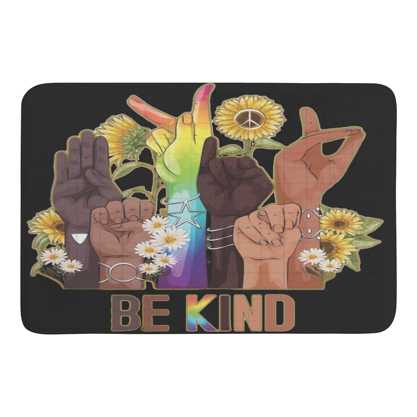 Be Kind (Pride Edition) Plush Doormat