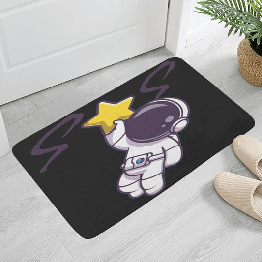 Space Man 23 Plush Doormat