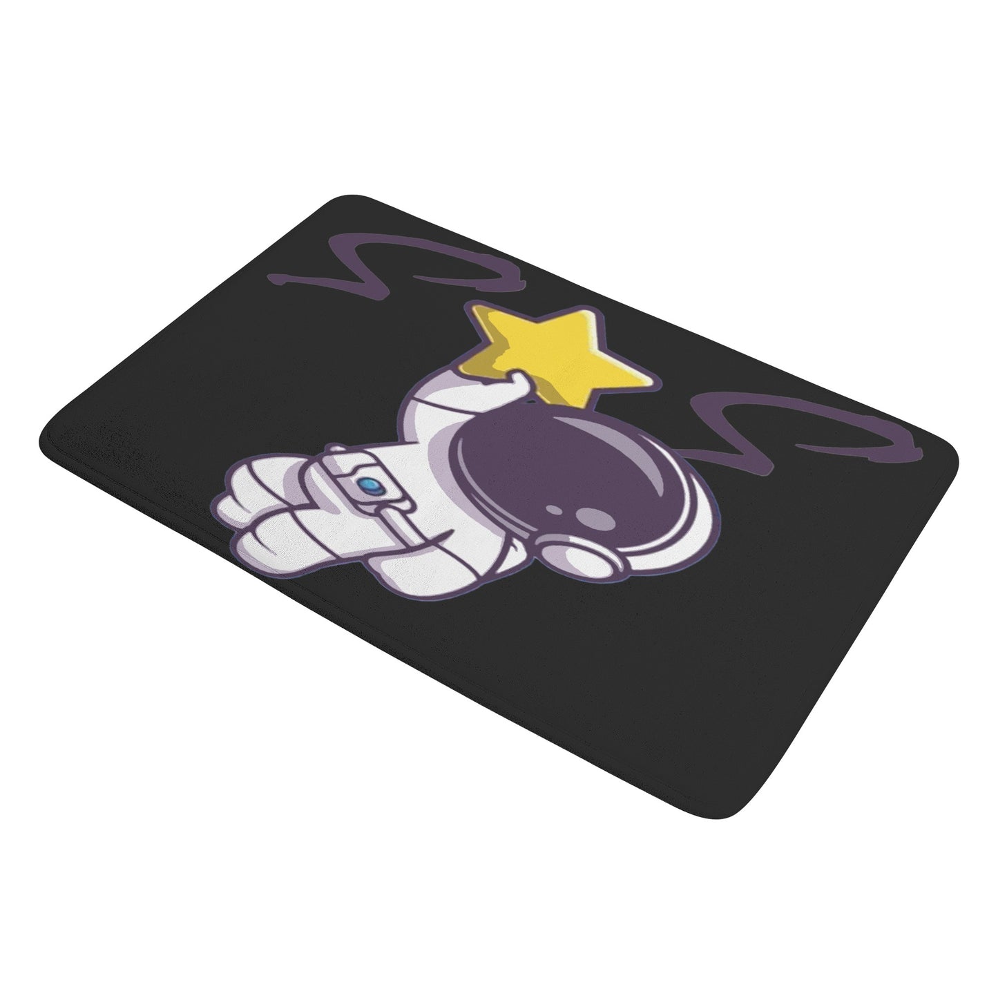 Space Man 23 Plush Doormat