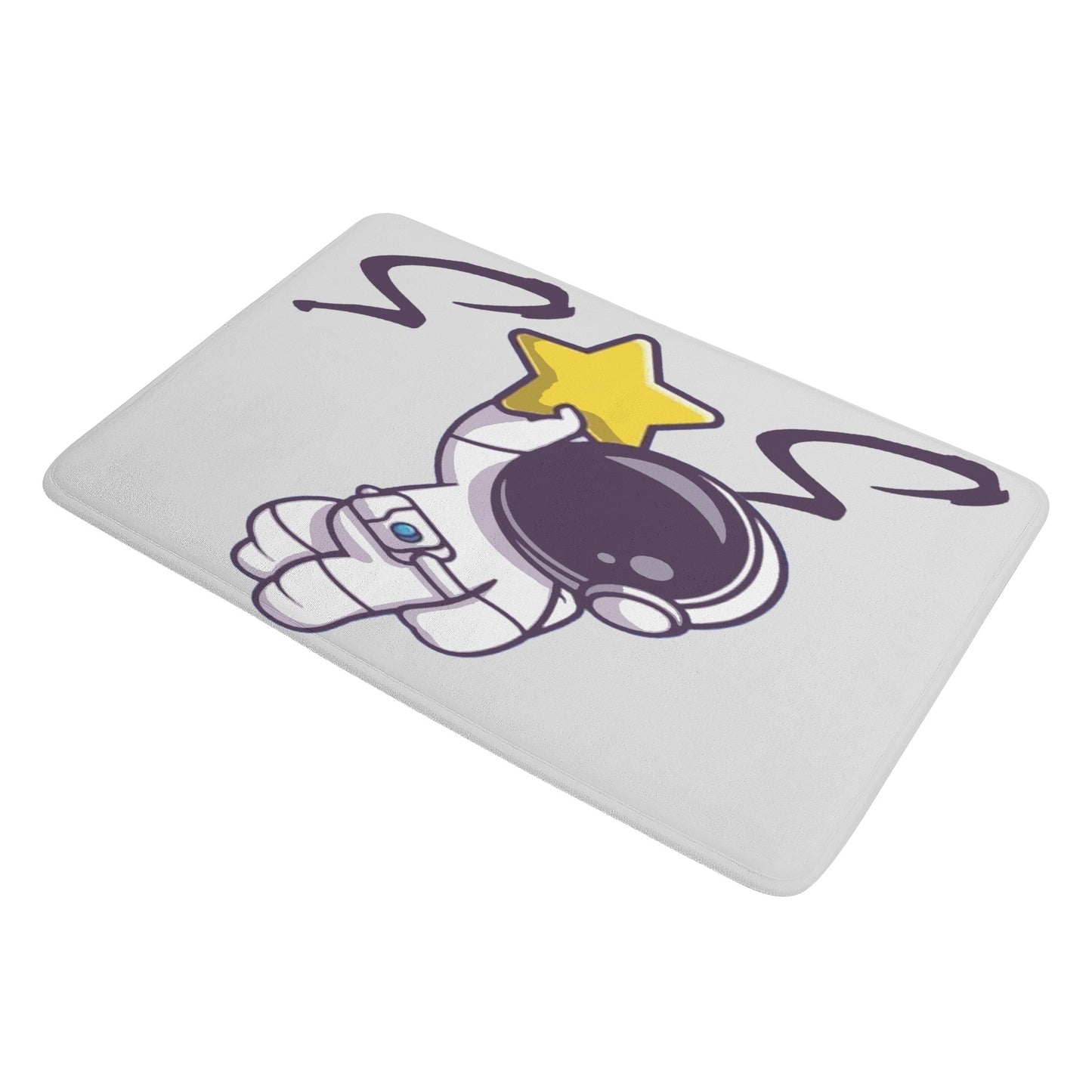 Space Man 23 Plush Doormat