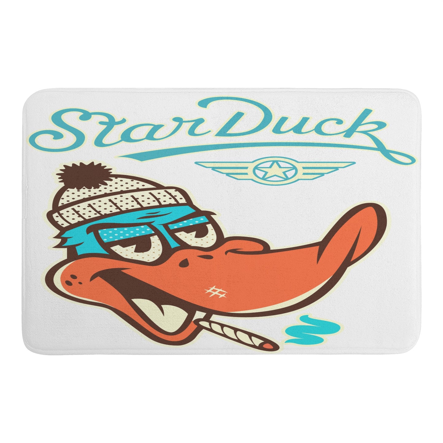 Star Duck Plush Doormat