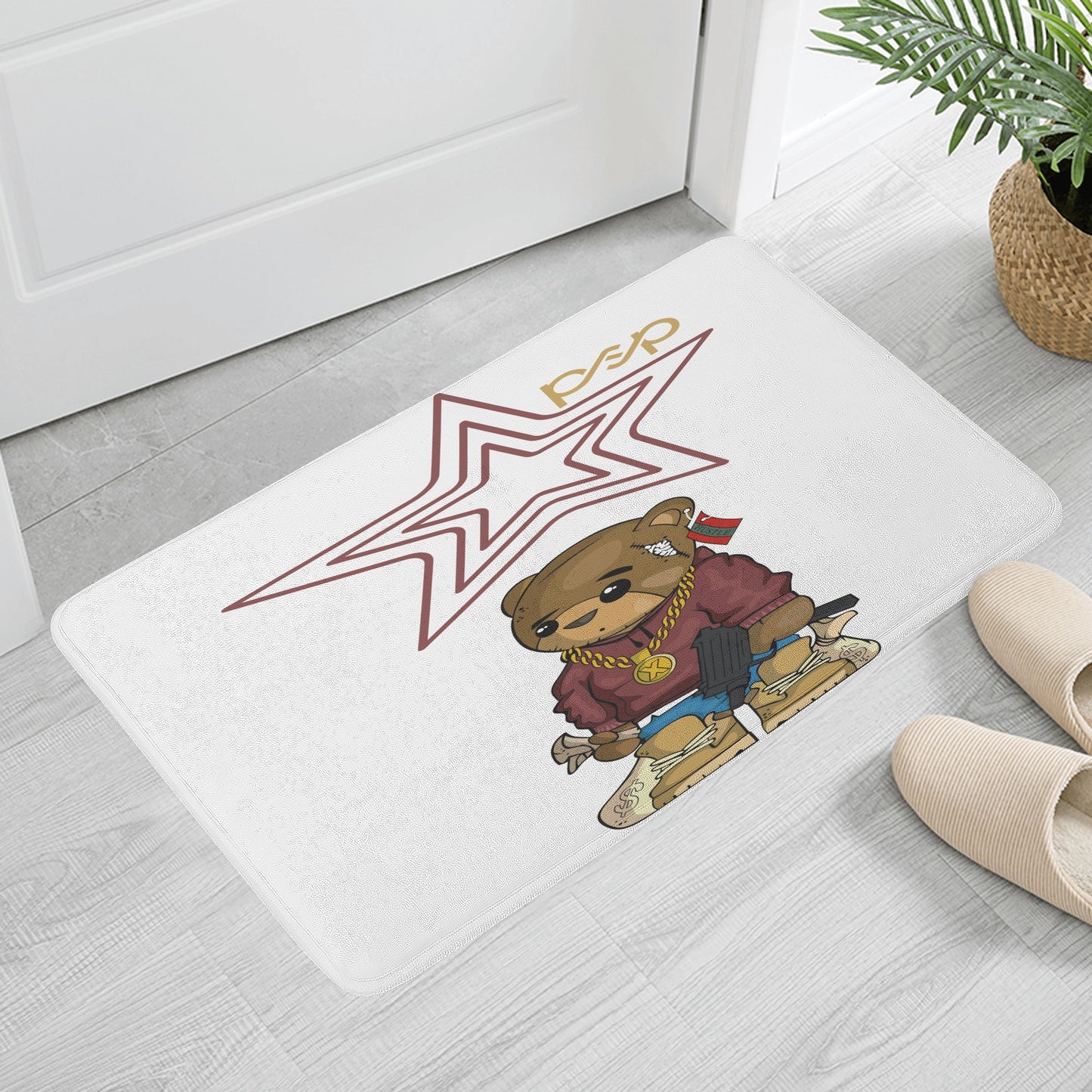 P.S.P  Collaboration Plush Doormat