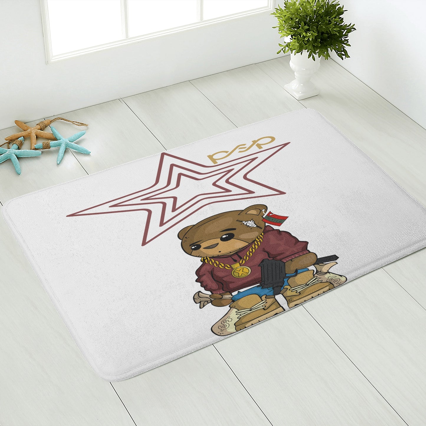 P.S.P  Collaboration Plush Doormat