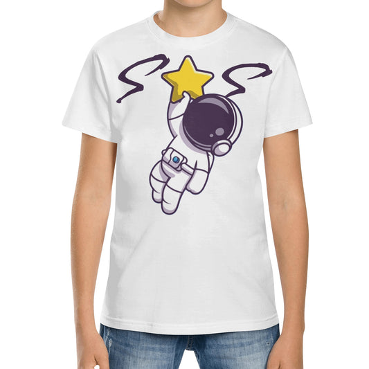 Space Man 23 Kids Short Sleeve T-Shirt