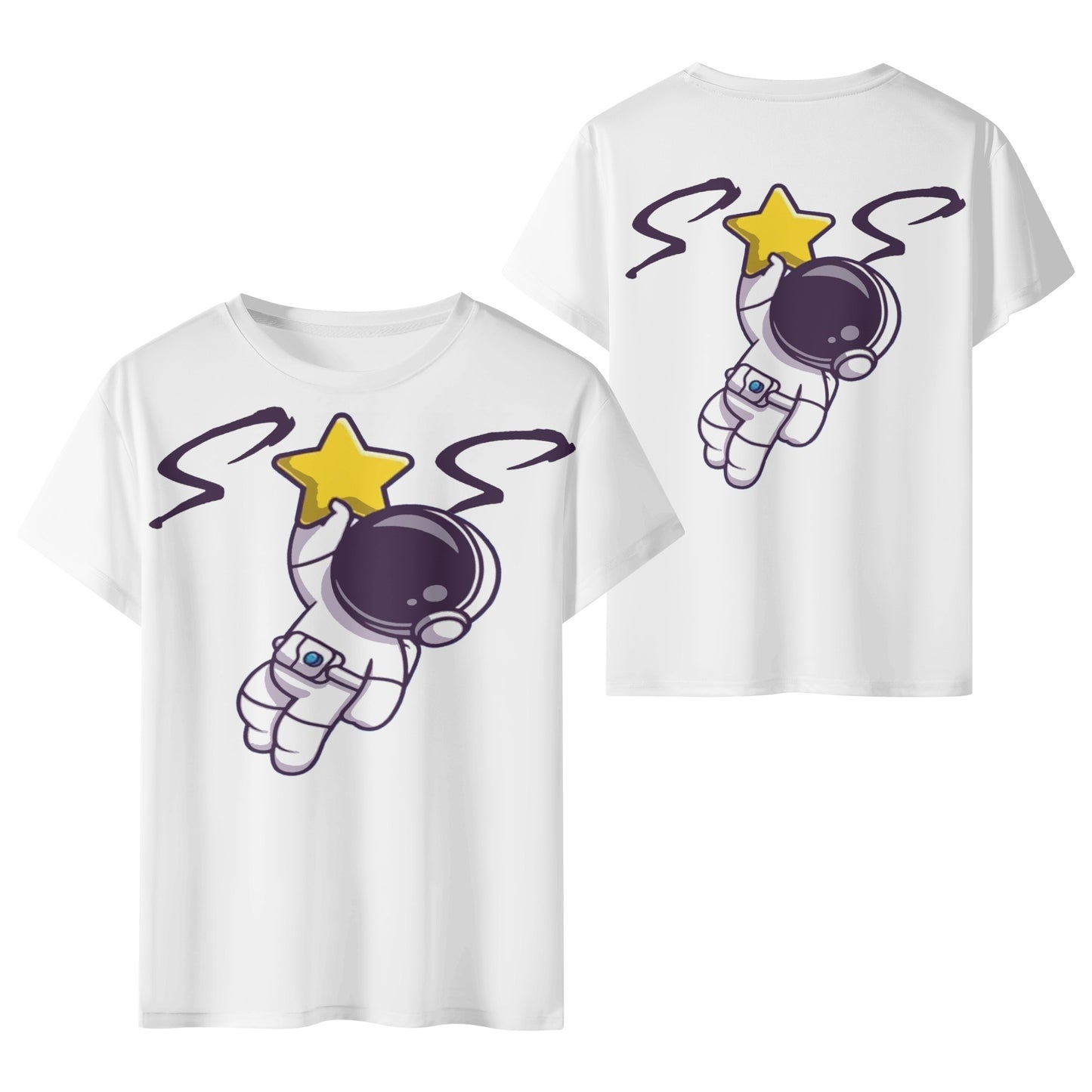 Space Man 23 Kids Short Sleeve T-Shirt