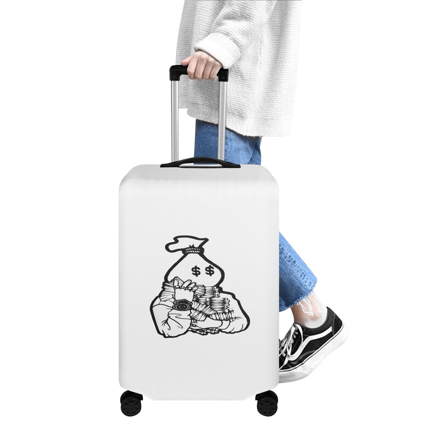 Money Man Polyester Luggage