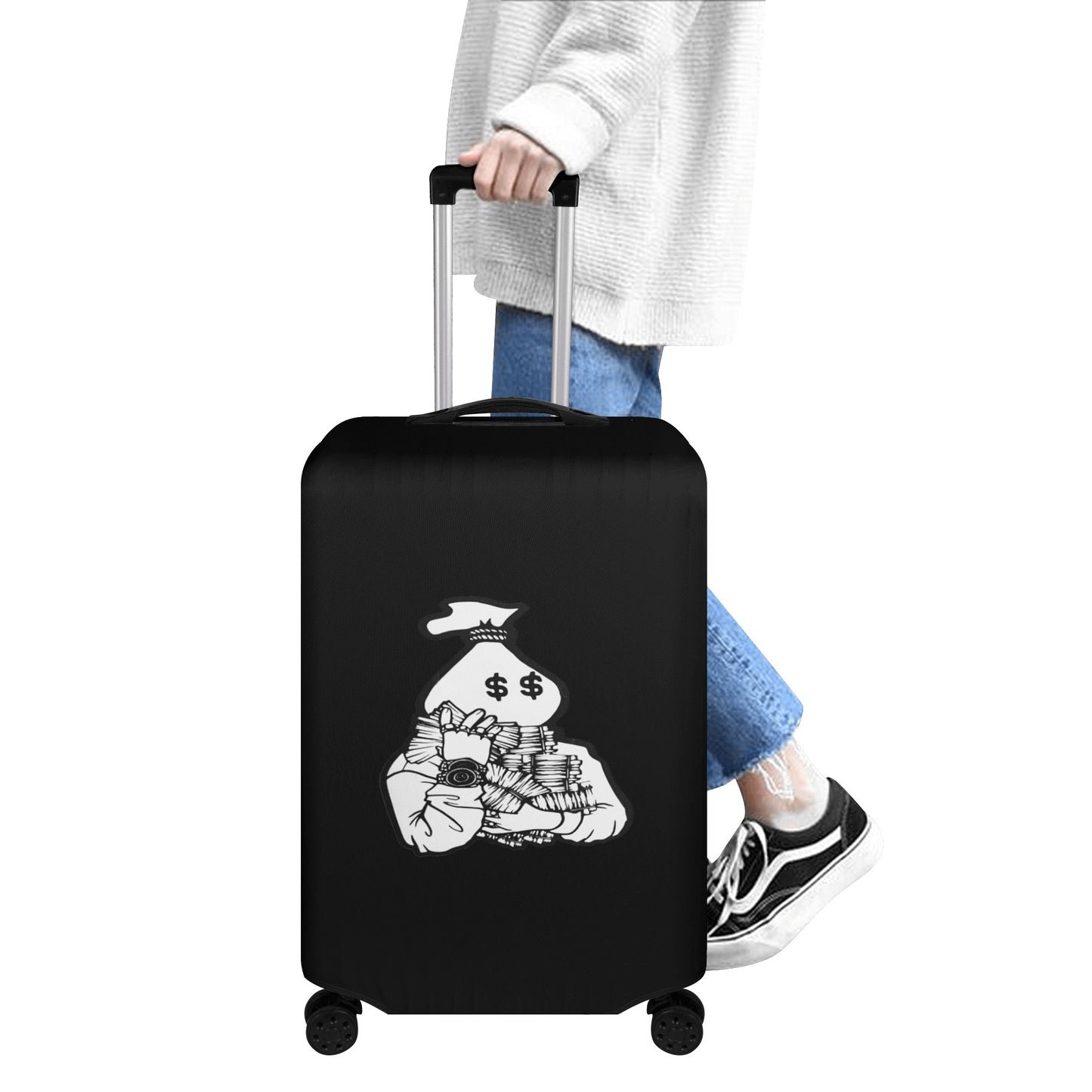 Money Man Polyester Luggage