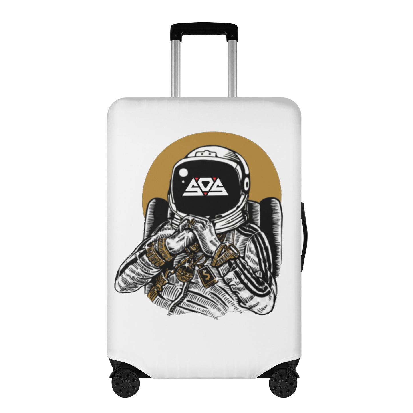 Astronaut Money Polyester Luggage